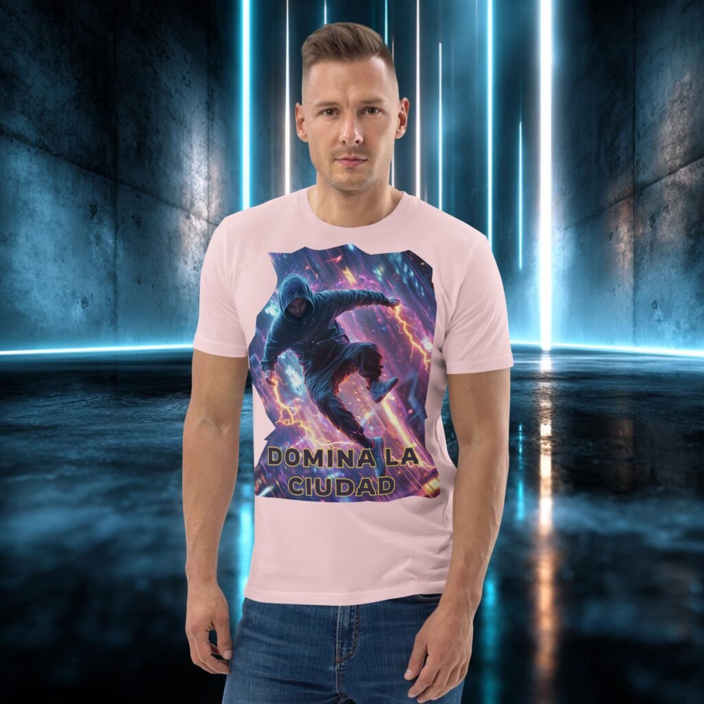 Camiseta orgánica con diseño Domina la Ciudad