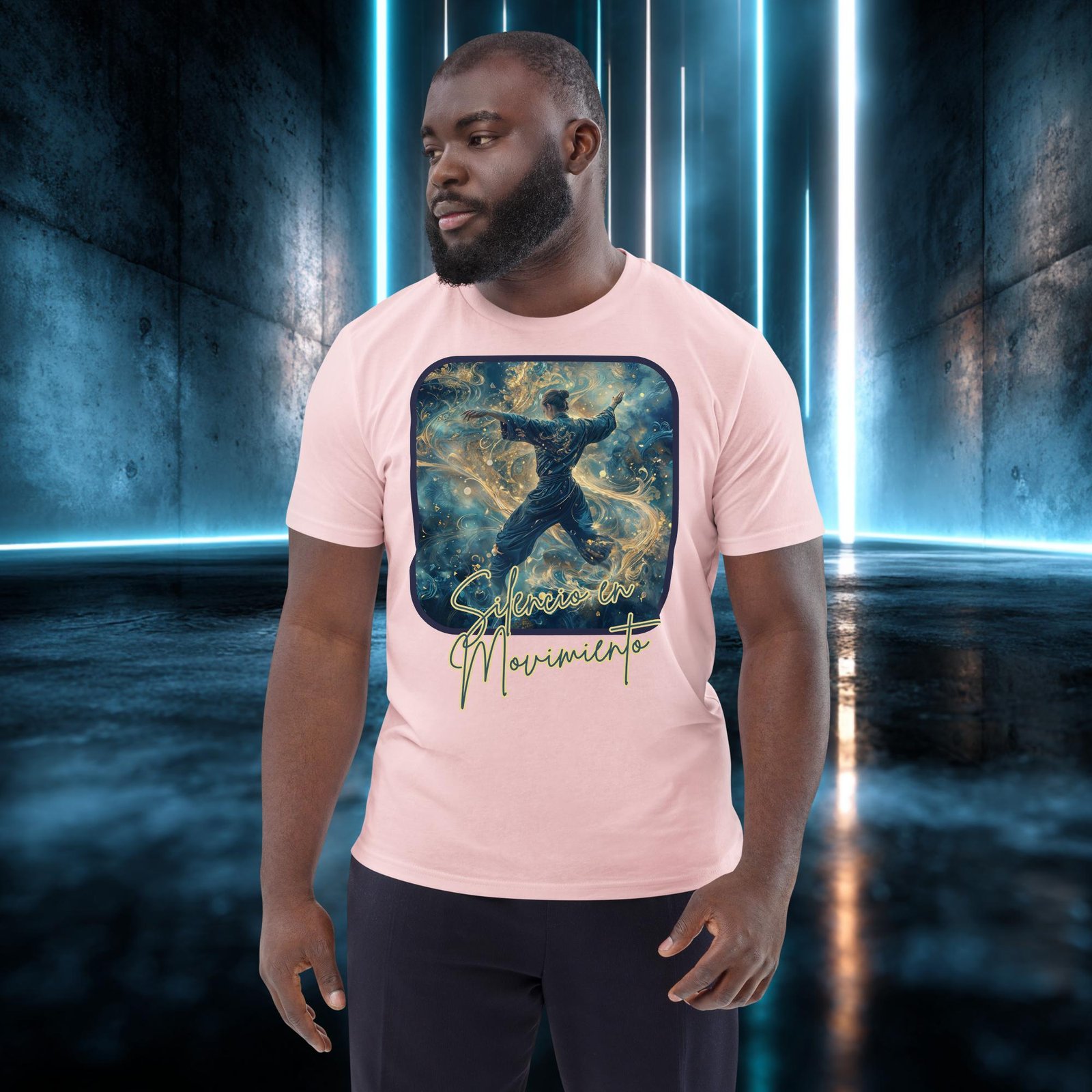 Camiseta orgánica con diseño Silencio en Movimiento — color 14