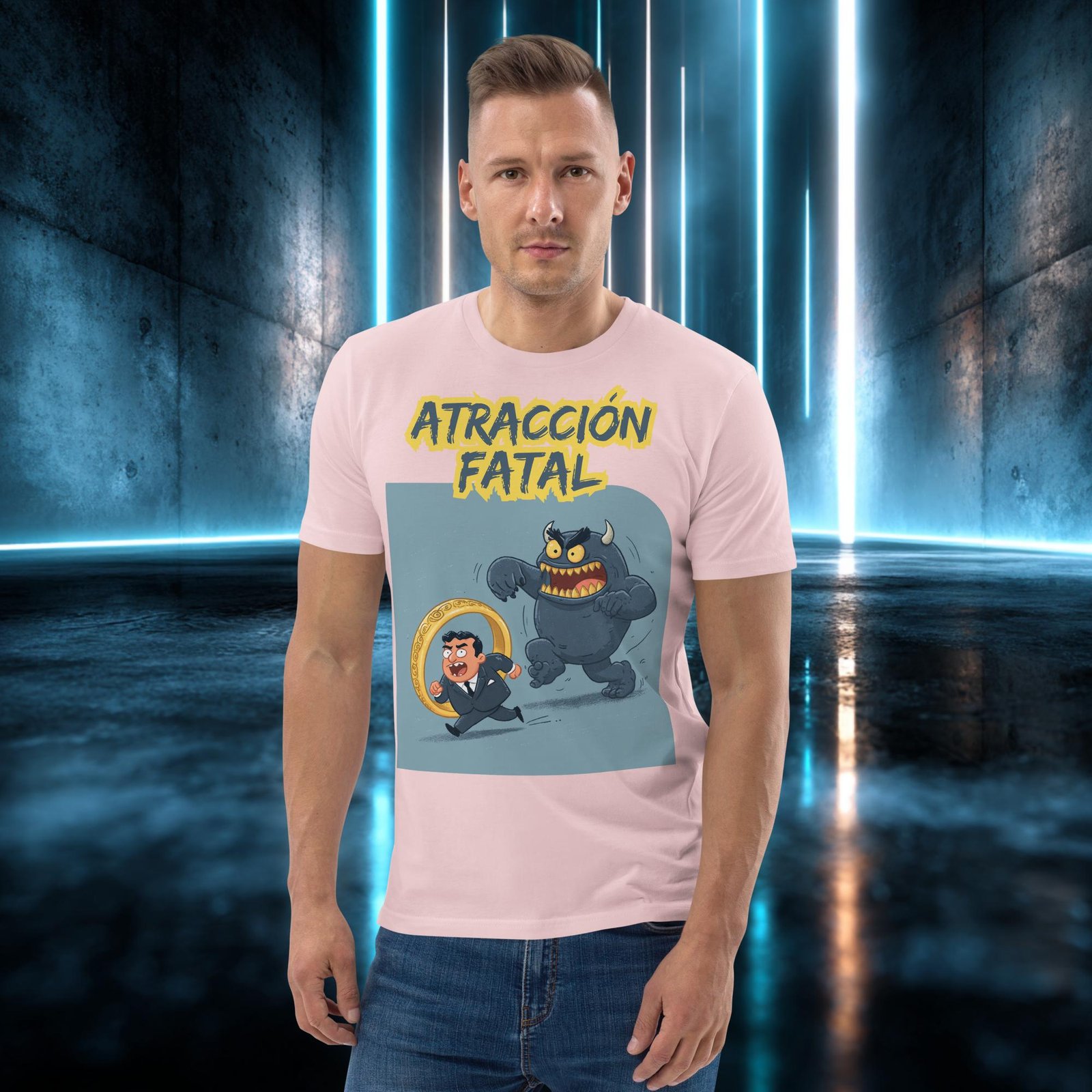Camiseta orgánica con diseño Atracción Fatal — color 14