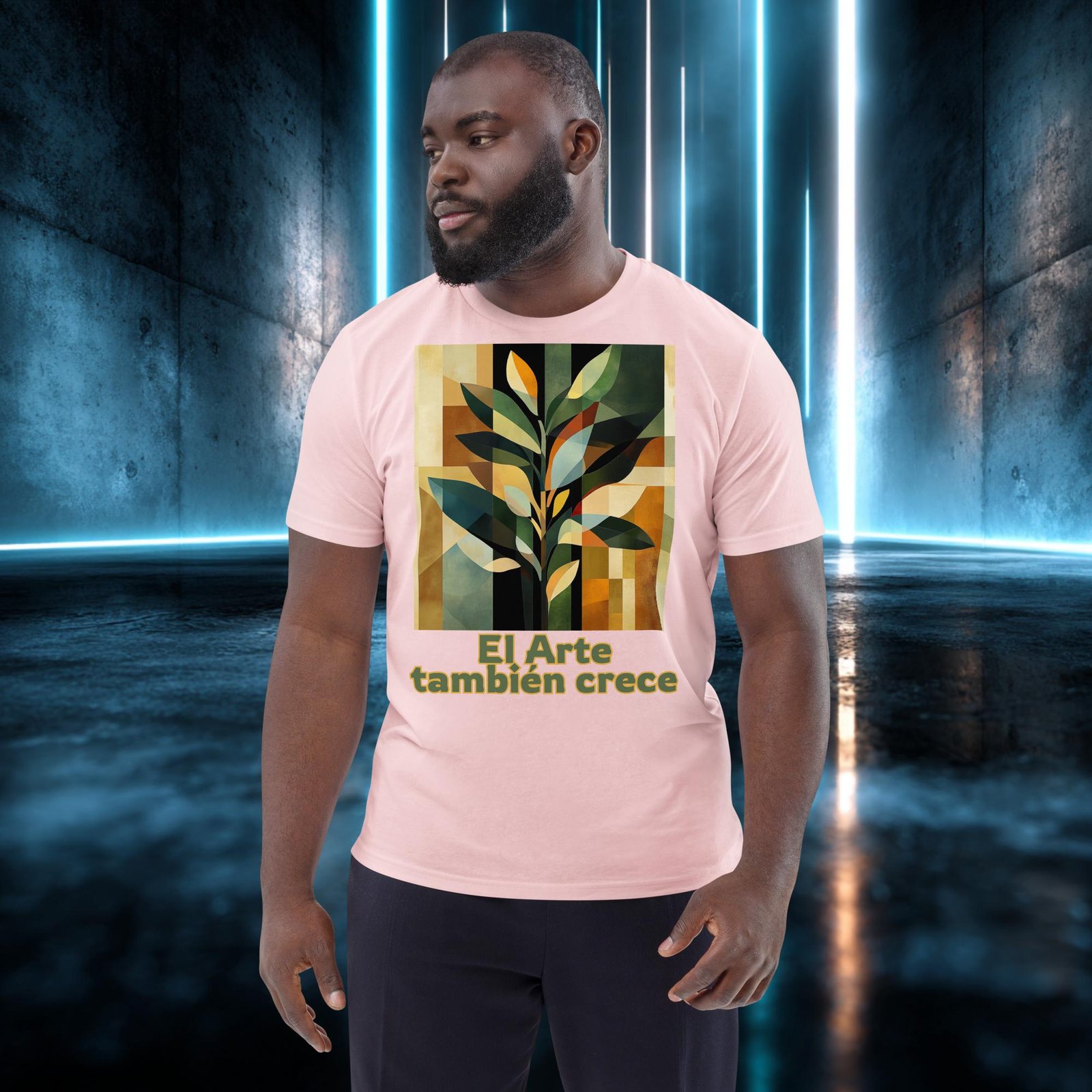 Camiseta orgánica con diseño El Arte También Crece — color 14