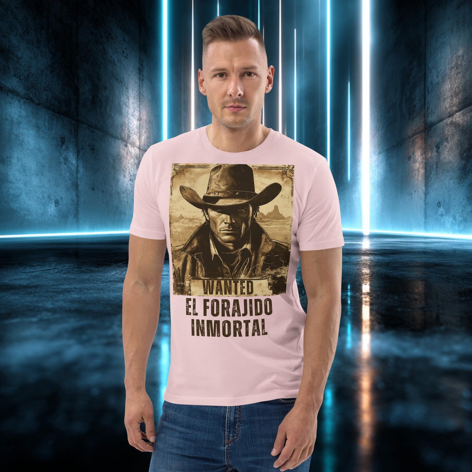 Camiseta orgánica con diseño El Forajido Inmortal — color 14
