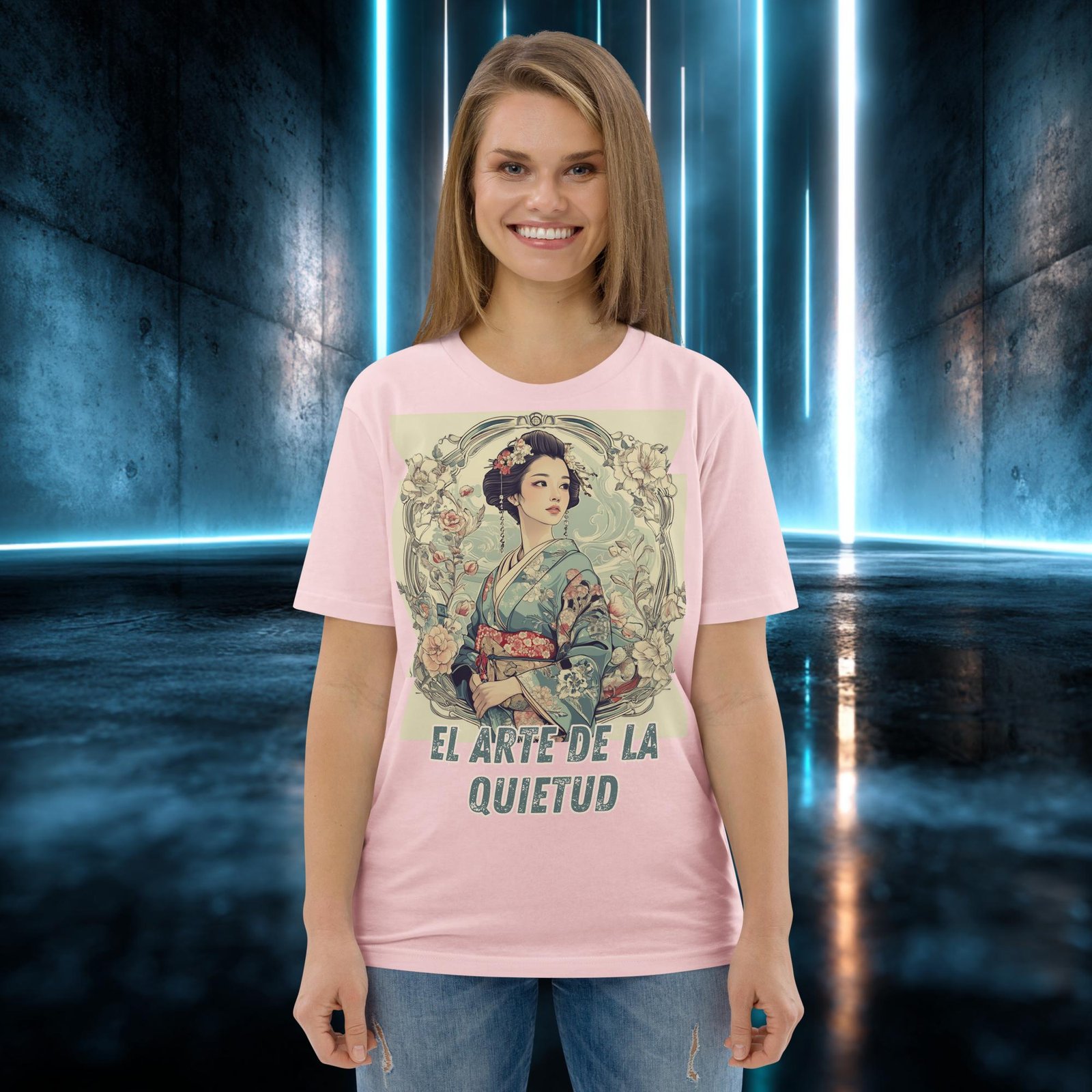 Camiseta orgánica con diseño El Arte de la Quietud — color 14