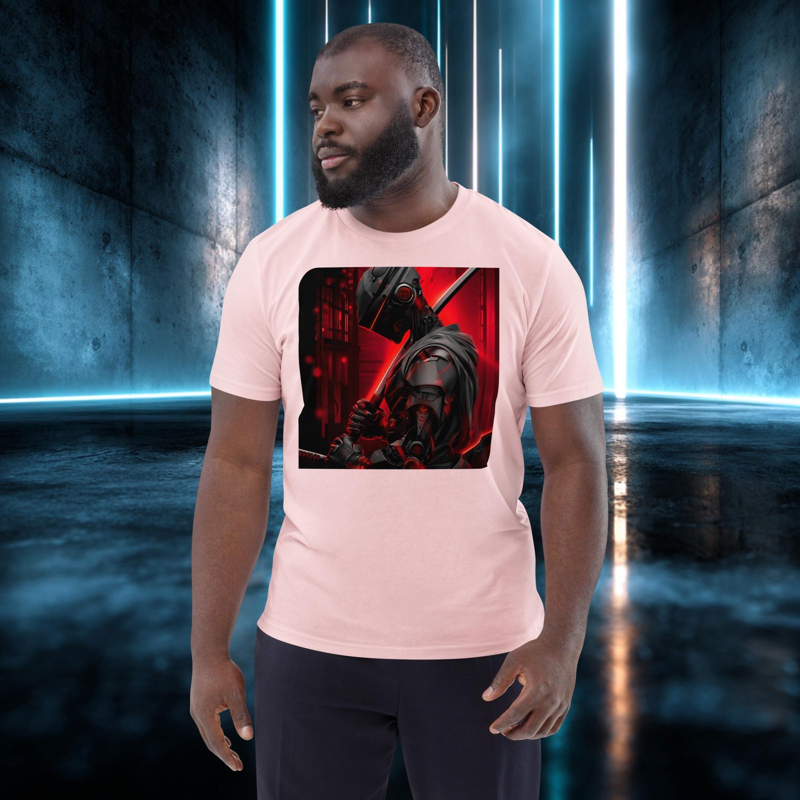 Camiseta orgánica con diseño Samurái de Circuitos — color 14