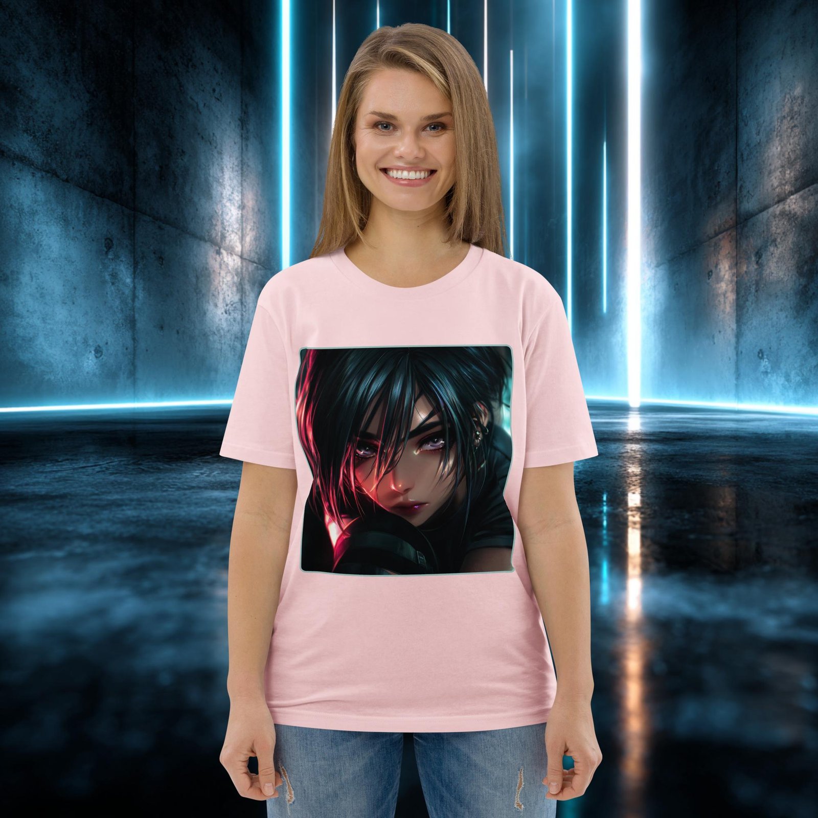 Camiseta orgánica con diseño Ojos que No Ceden — color 14