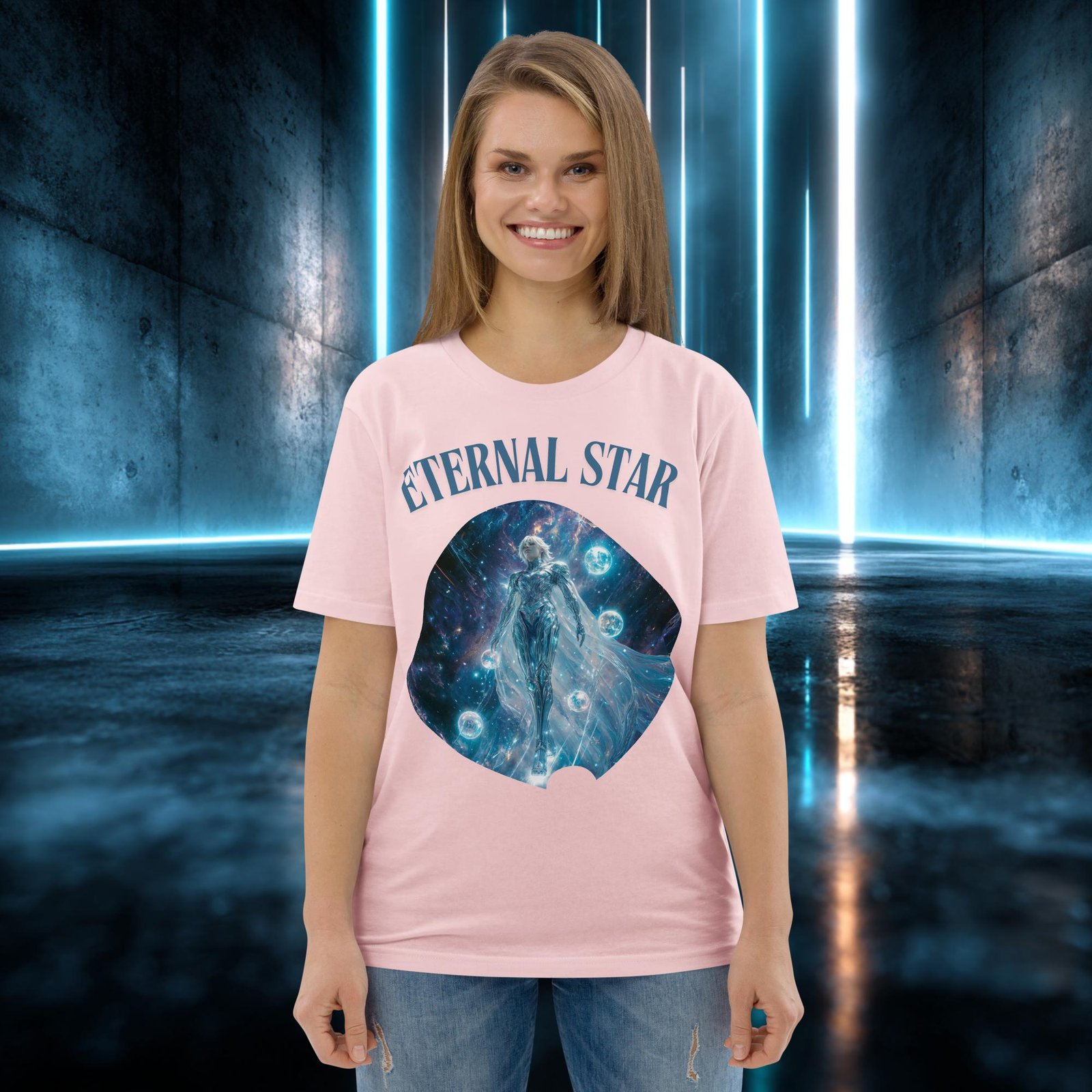 Camiseta orgánica con diseño Estrella Eterna — color 14