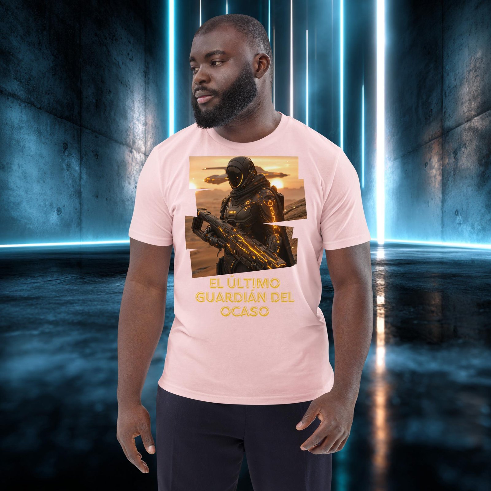 Camiseta orgánica con diseño El Último Guardián del Ocaso — color 14