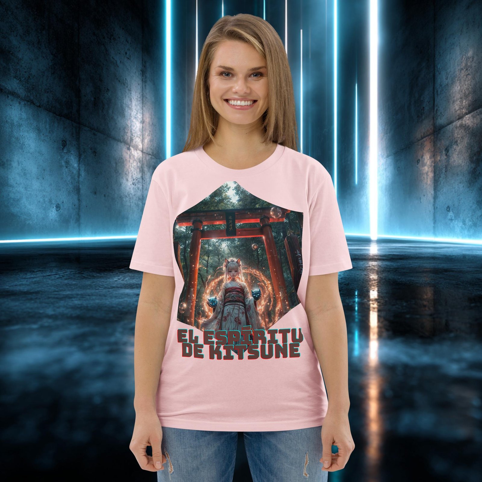 Camiseta orgánica con diseño El Espíritu del Zorro — color 14