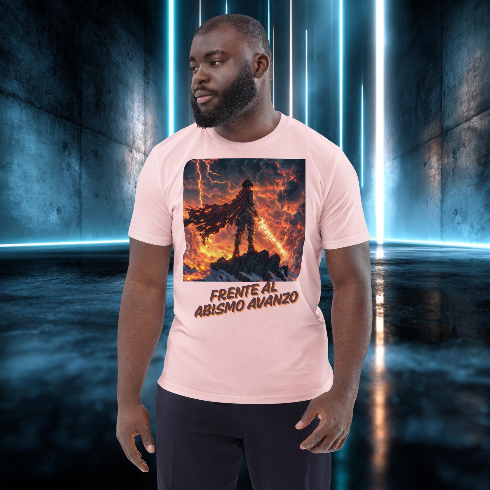 Camiseta orgánica con diseño Frente al Abismo Avanzo — color 14