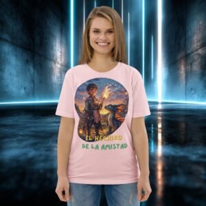 Camiseta orgánica con diseño El Hechizo de la Amistad