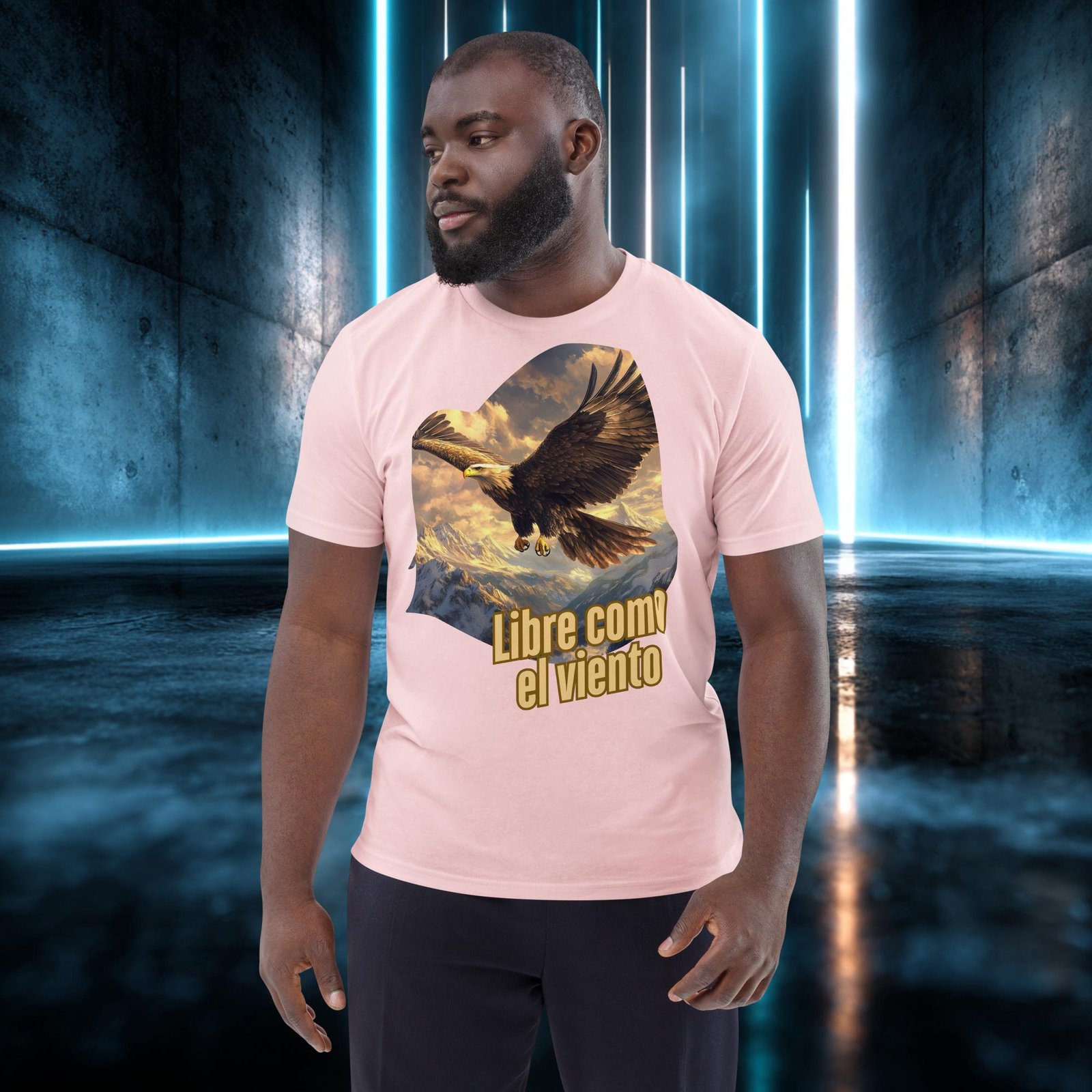 Camiseta orgánica con diseño Libre Como el Viento — color 14