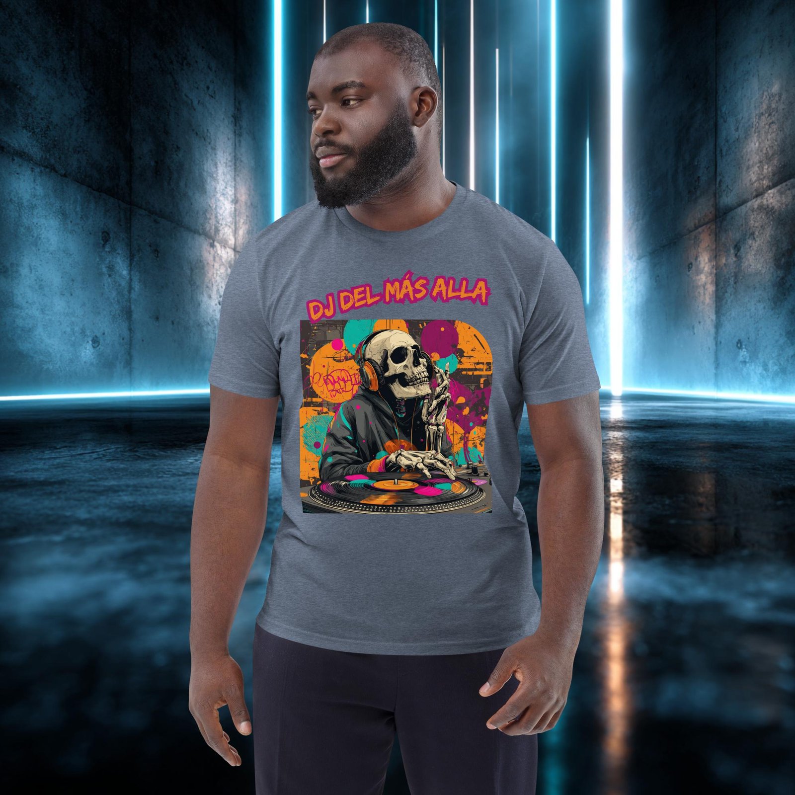 Camiseta orgánica con diseño DJ del Más Allá — color 10
