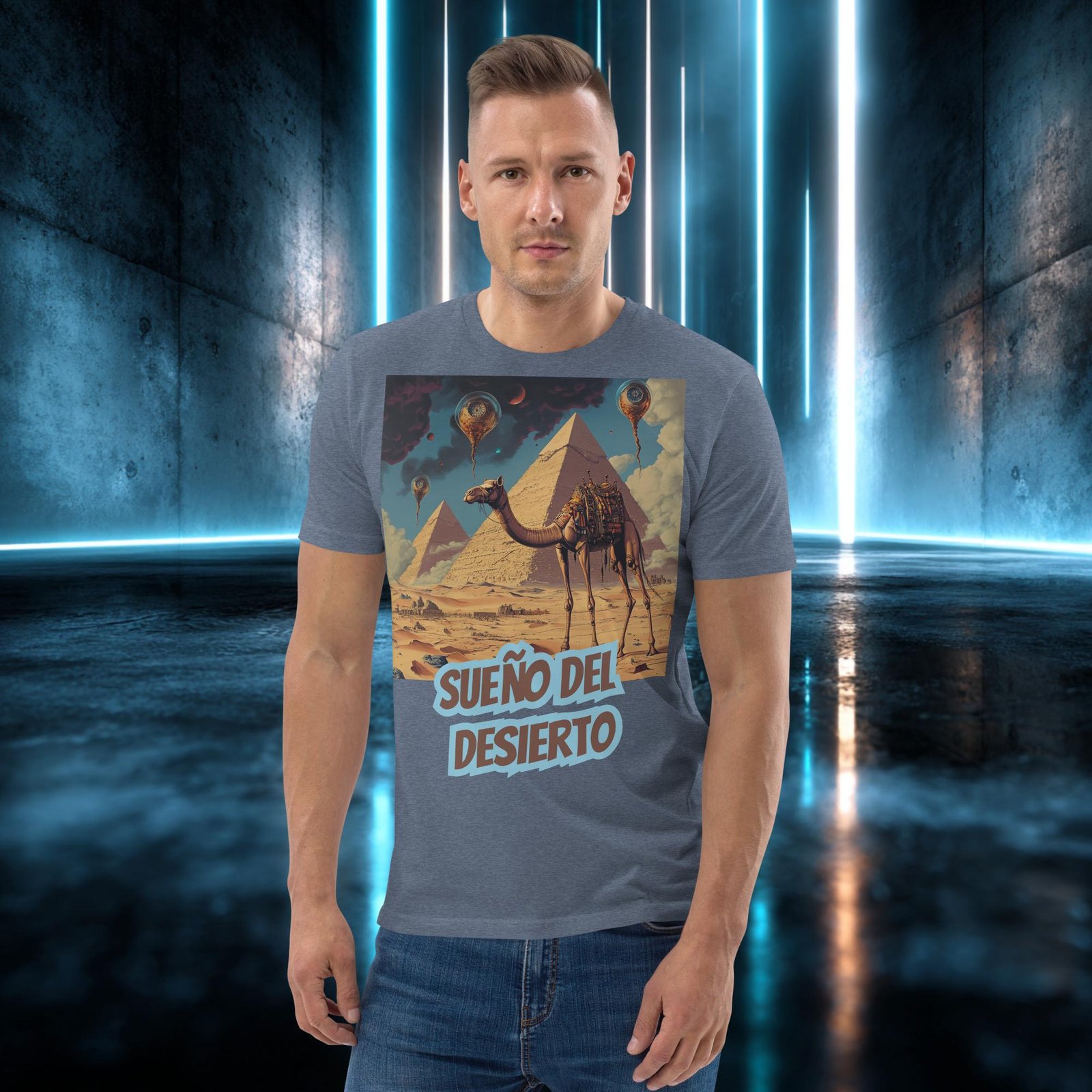Camiseta orgánica con diseño Sueño del Desierto — color 10