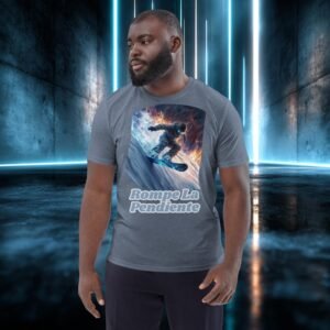 Camiseta orgánica con diseño Rompe la Pendiente