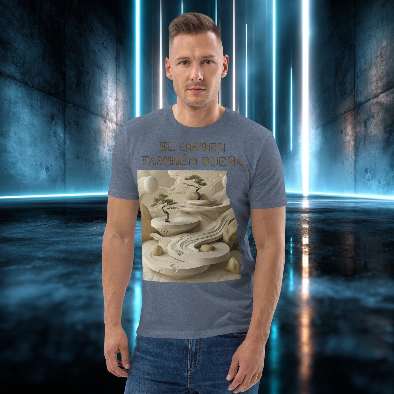 Camiseta orgánica con diseño El Orden También Sueña — color 10