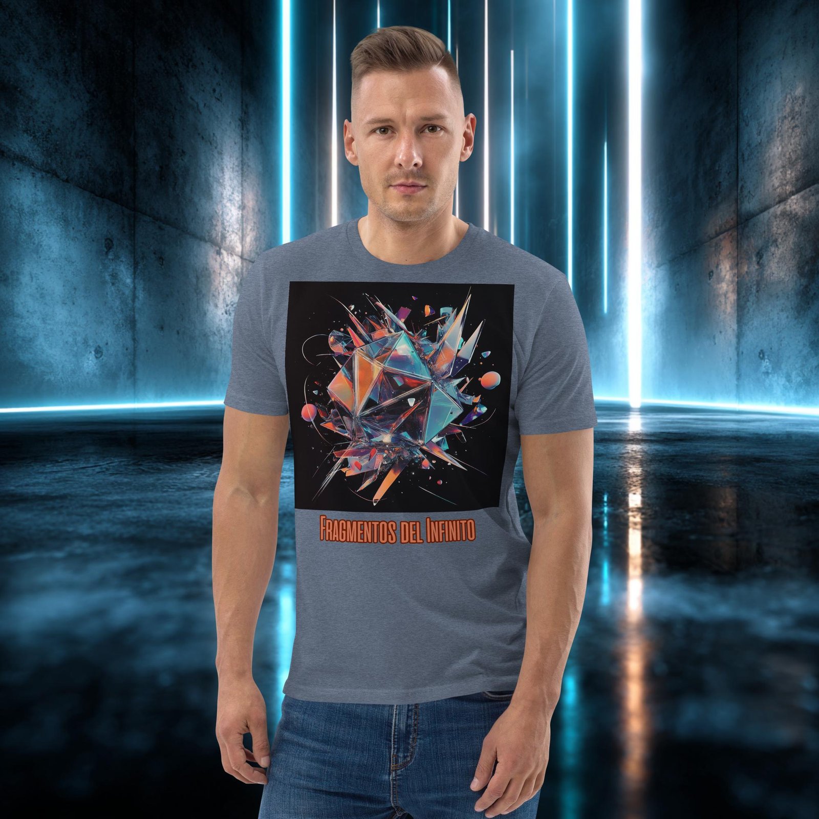 Camiseta orgánica con diseño Fragmentos del Infinito — color 10