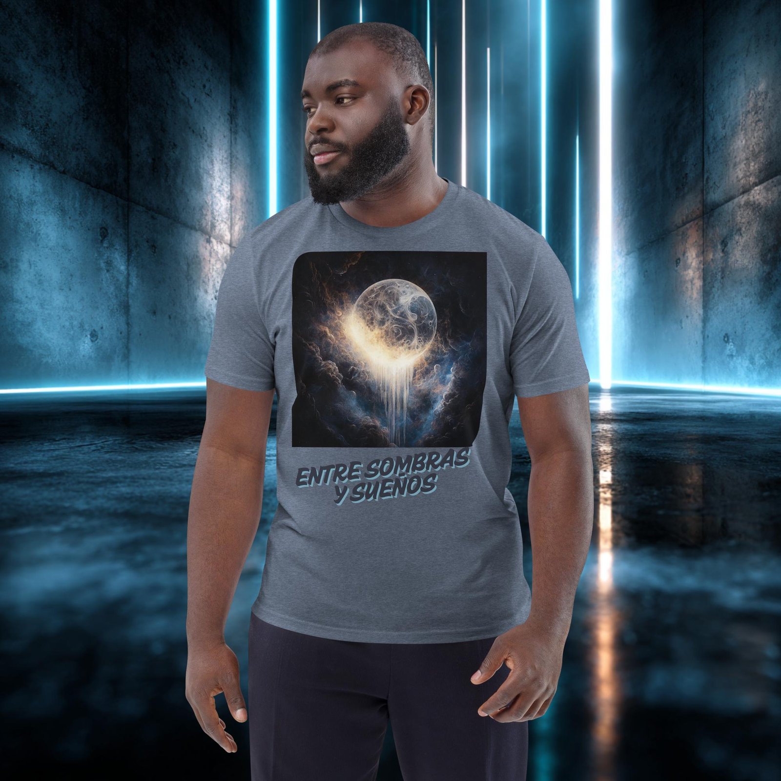Camiseta orgánica con diseño Entre Sombras y Sueños — color 10