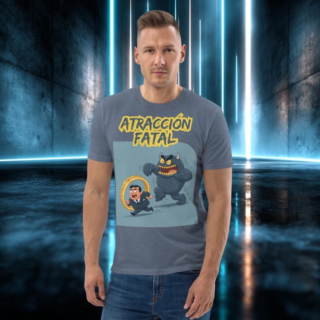 Camiseta orgánica con diseño Atracción Fatal