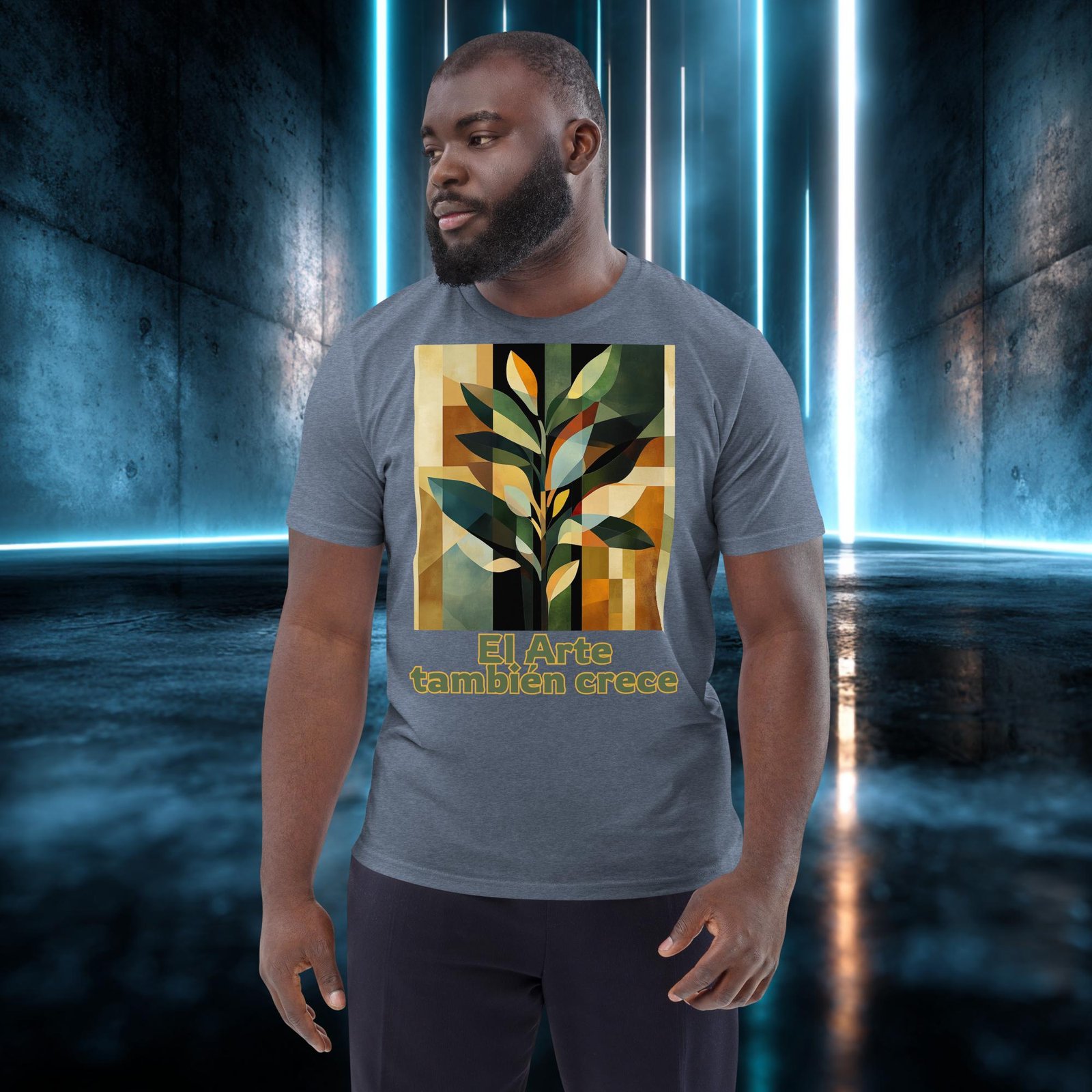 Camiseta orgánica con diseño El Arte También Crece — color 11
