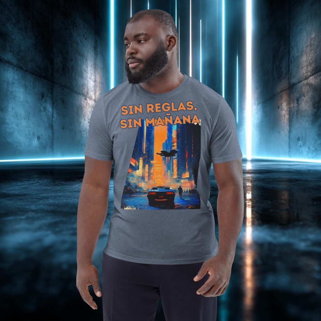 Camiseta orgánica con diseño Sin Reglas, Sin Mañana