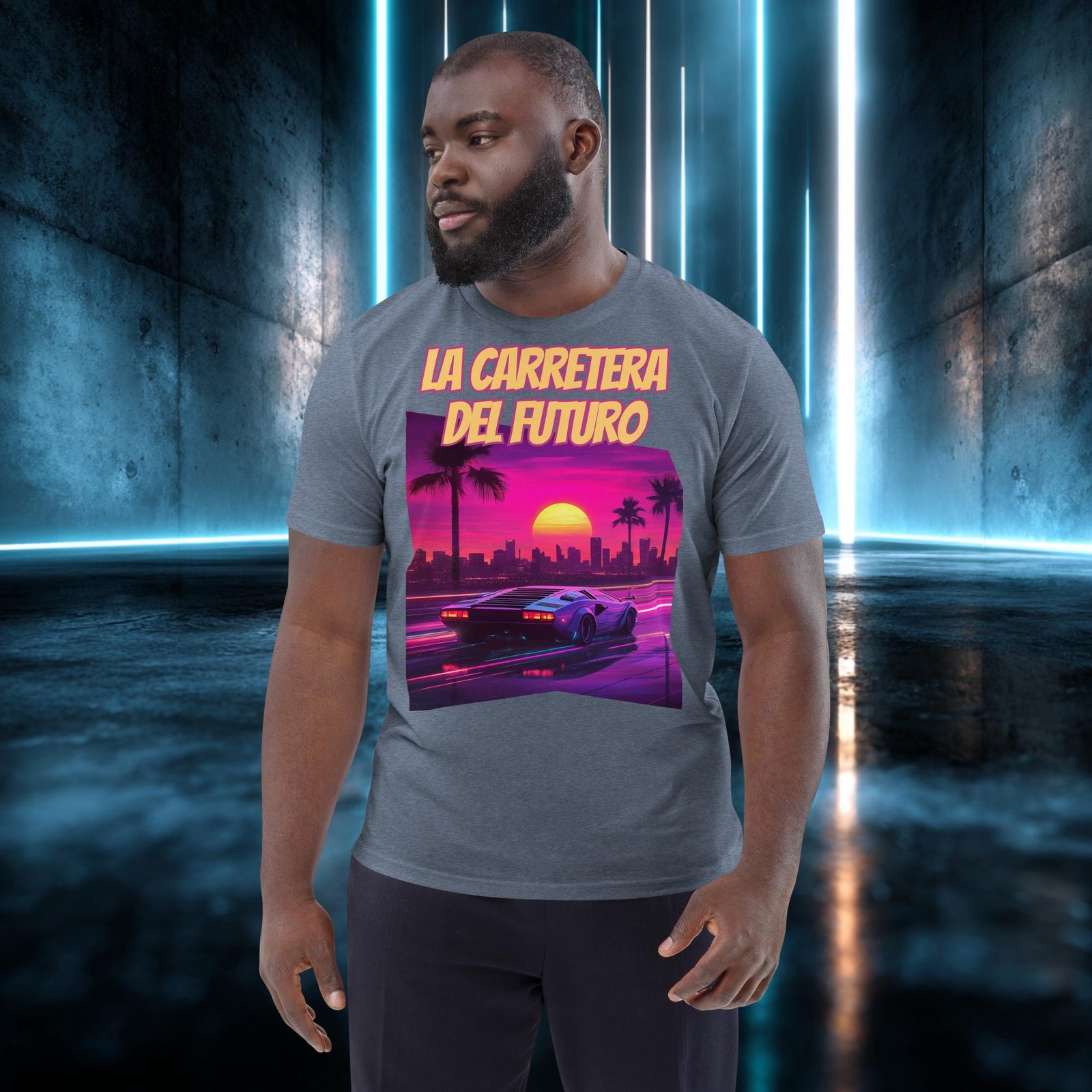 Camiseta orgánica con diseño La Carretera del Futuro — color 11