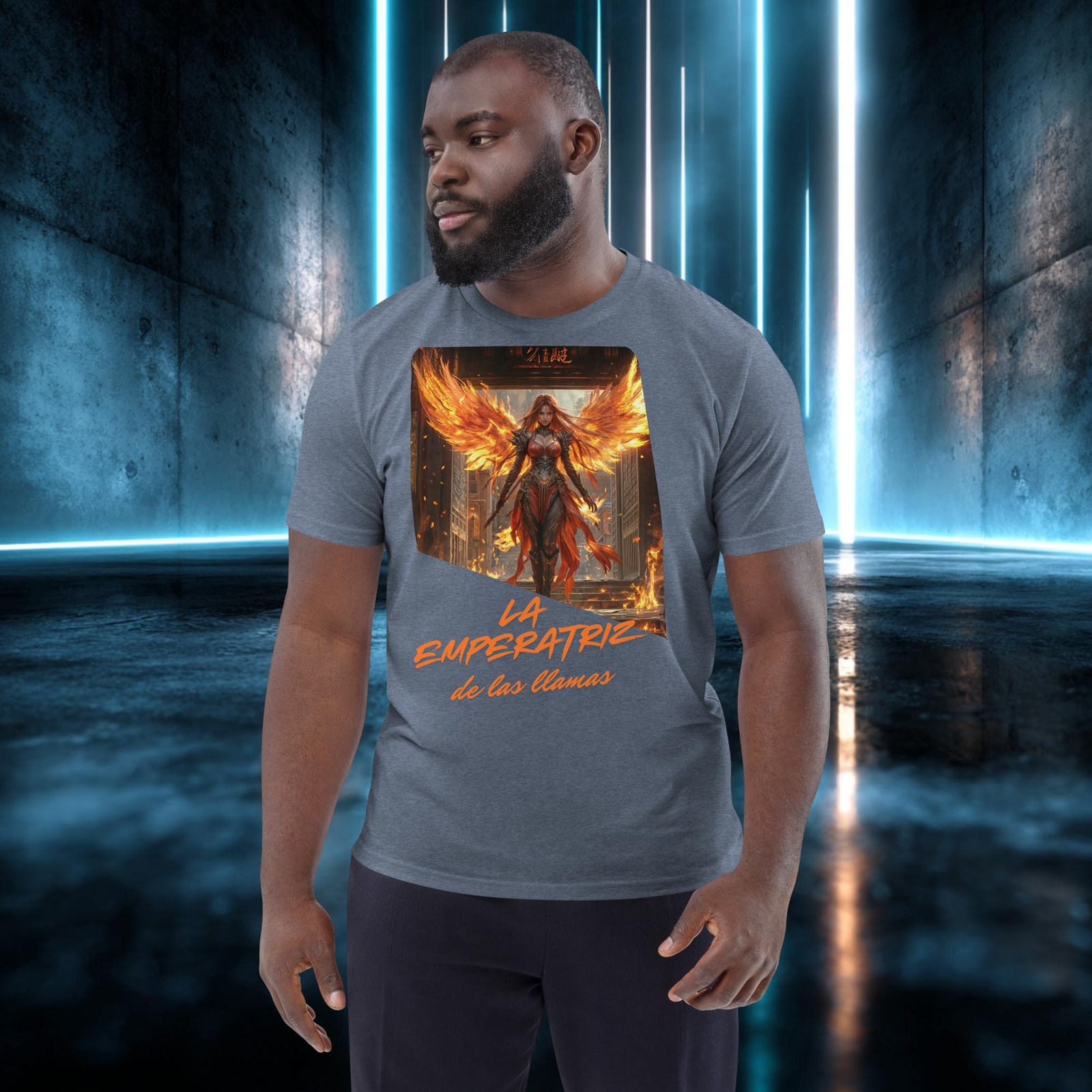 Camiseta orgánica con diseño La Emperatriz de las Llamas — color 10
