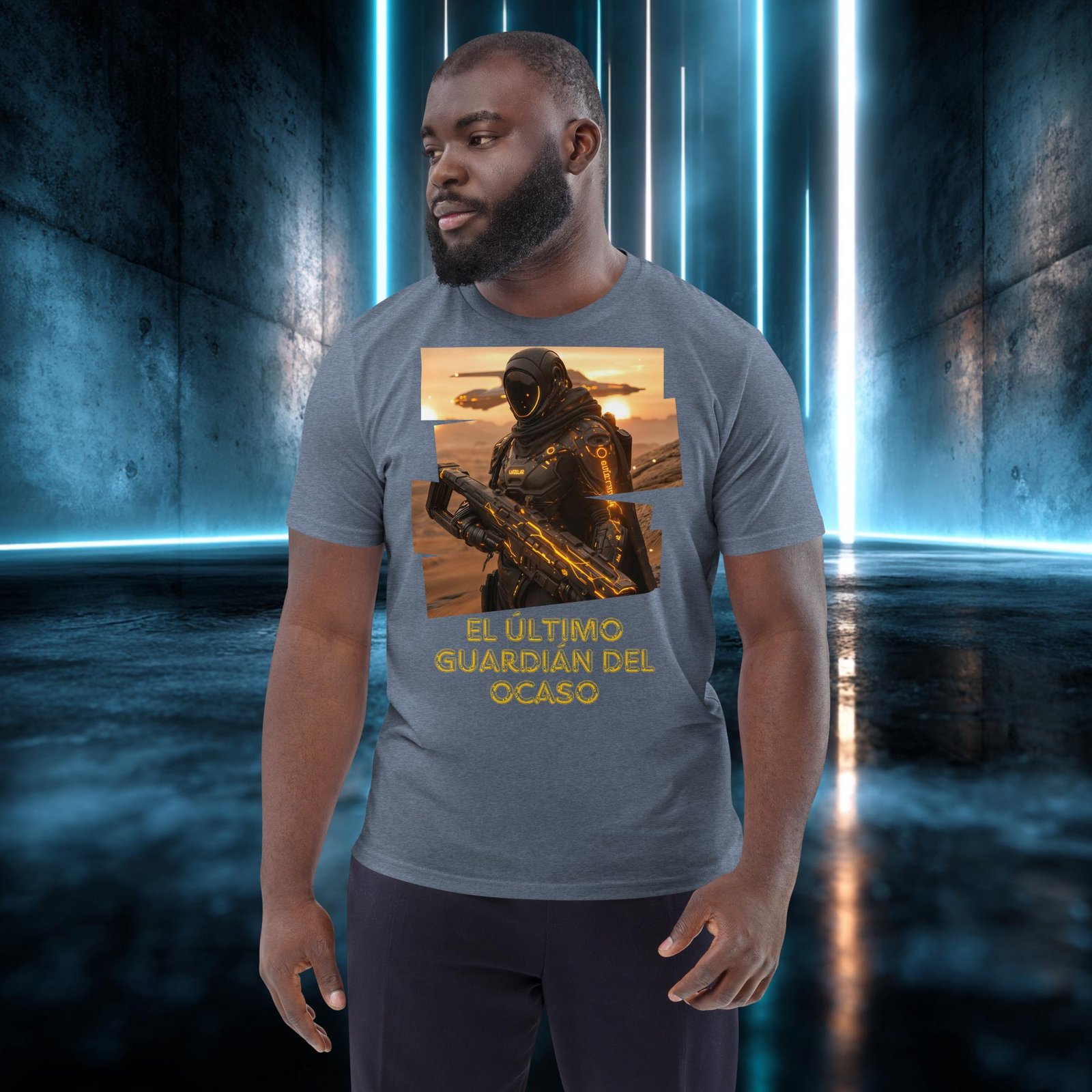Camiseta orgánica con diseño El Último Guardián del Ocaso — color 10