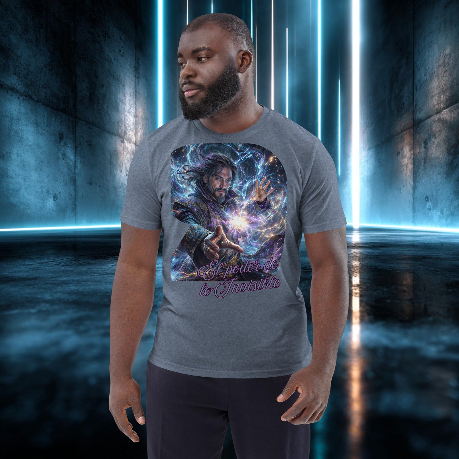 Camiseta orgánica con diseño El Poder de lo Invisible — color 10