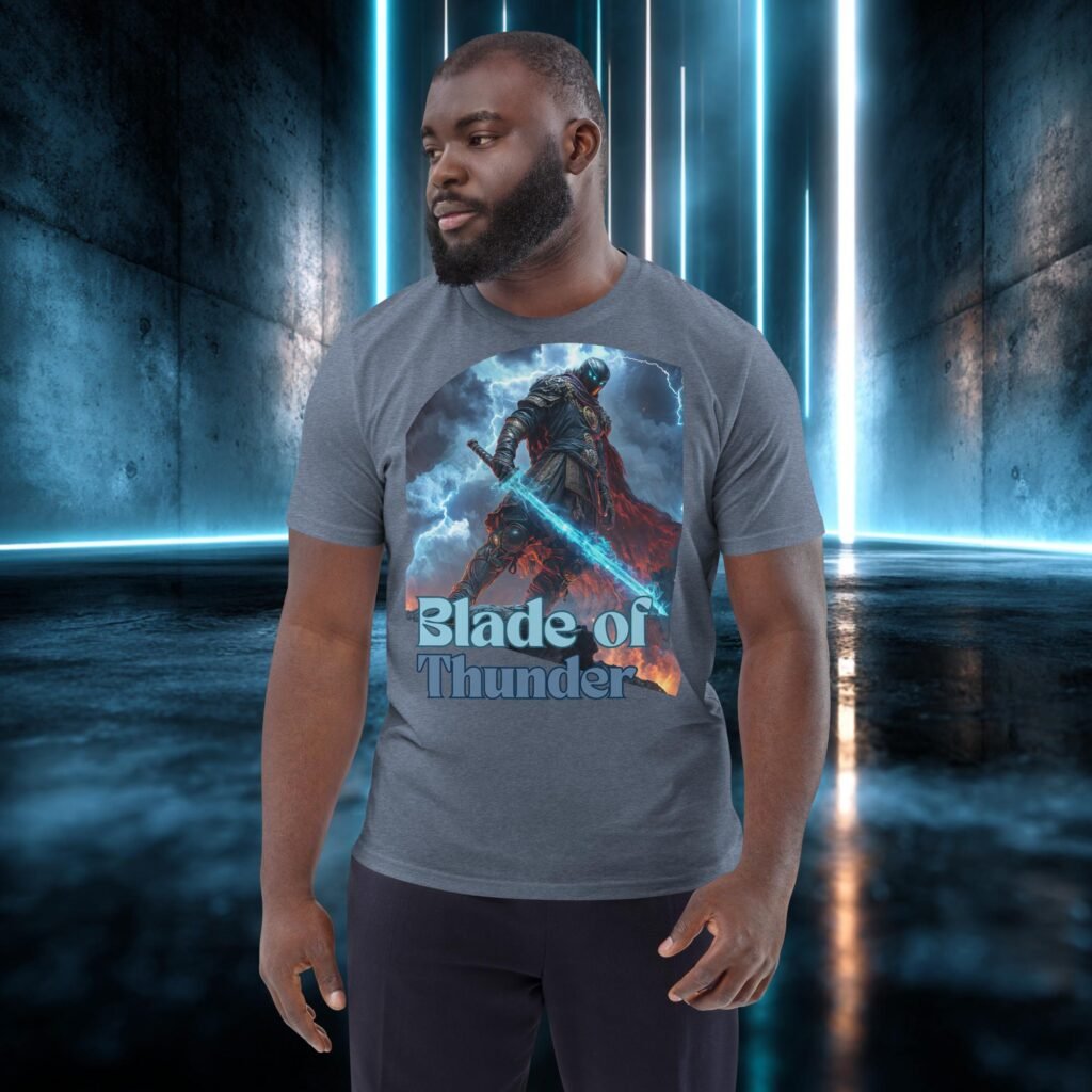 Camiseta orgánica con diseño Hoja de Trueno