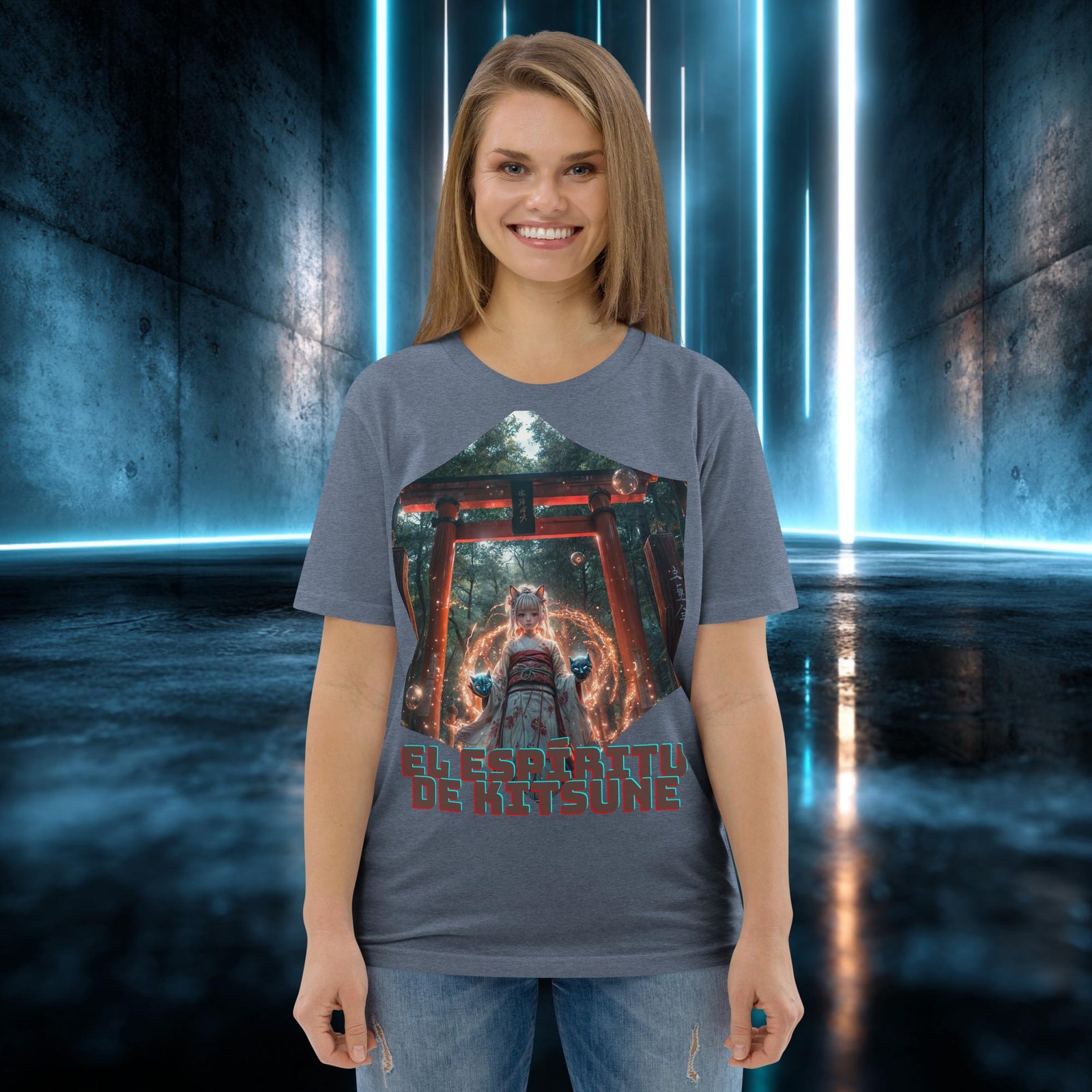 Camiseta orgánica con diseño El Espíritu del Zorro — color 10
