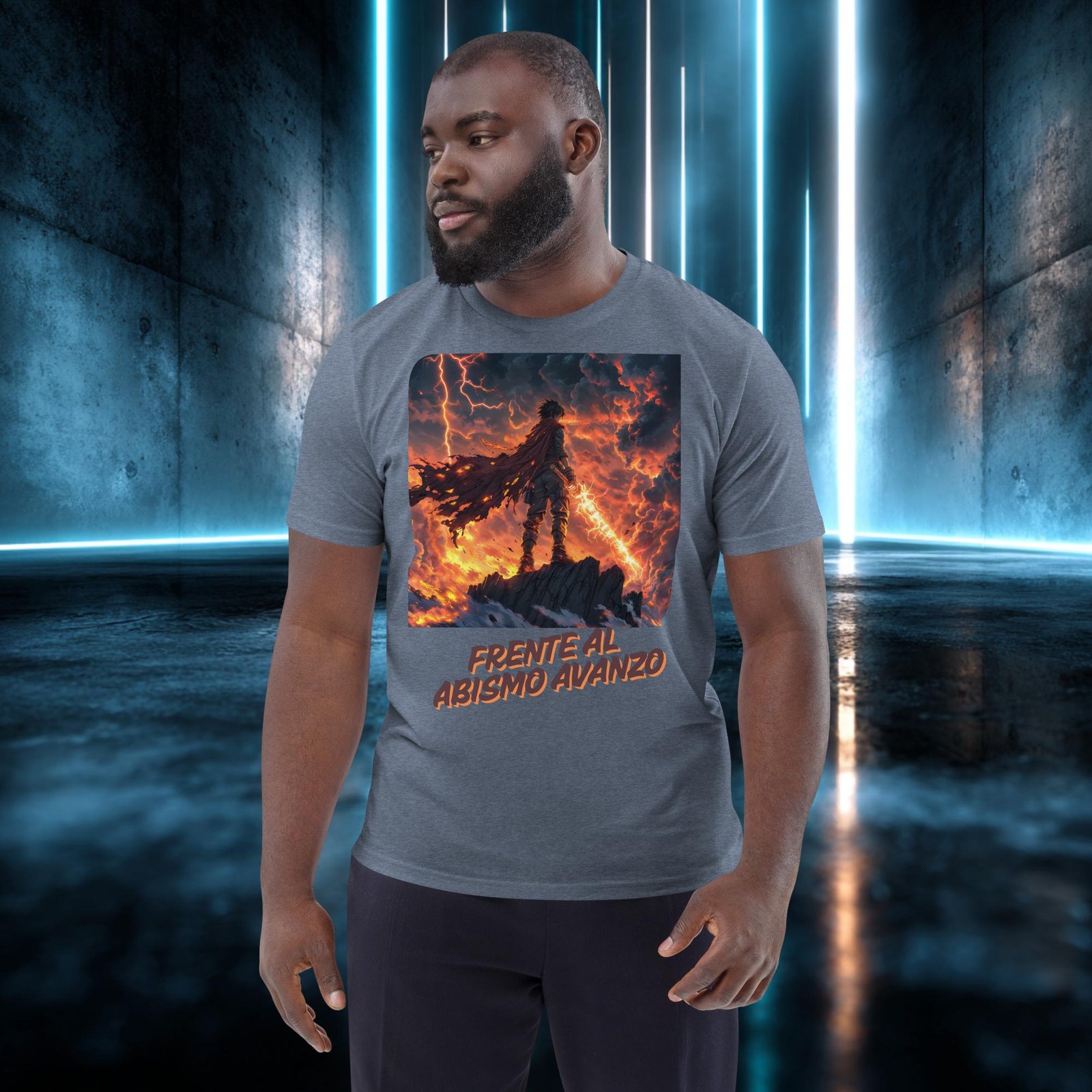 Camiseta orgánica con diseño Frente al Abismo Avanzo — color 11