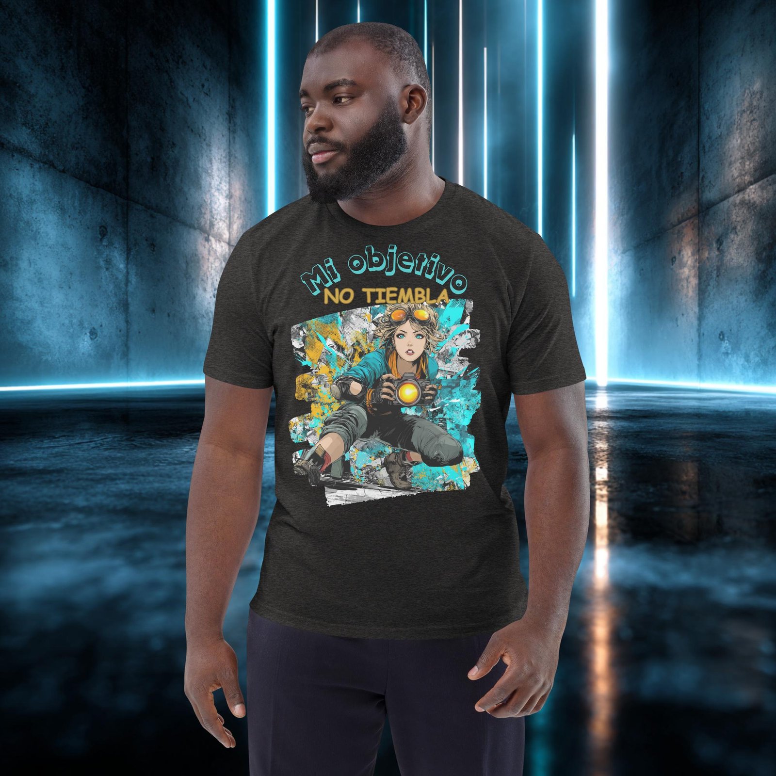 Camiseta orgánica con diseño Mi Objetivo No Tiembla — color 9