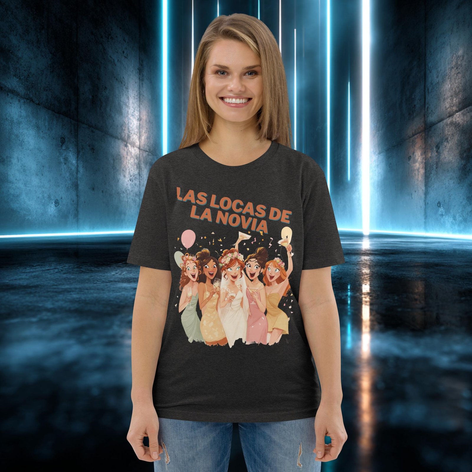 Camiseta orgánica con diseño Las Locas de la Novia — color 9