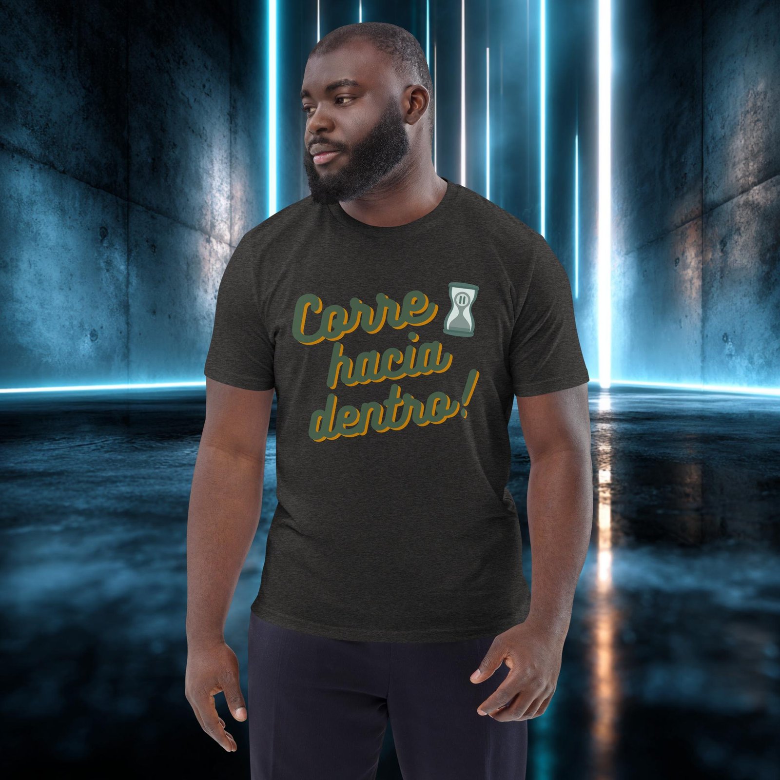Camiseta orgánica con diseño Corre Hacia Dentro — color 9