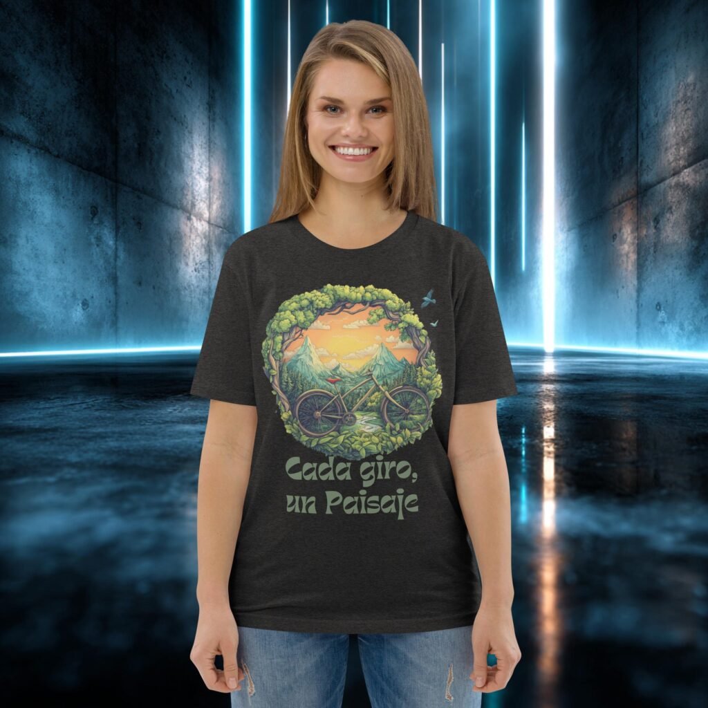 Camiseta orgánica con diseño Cada Giro, un Paisaje