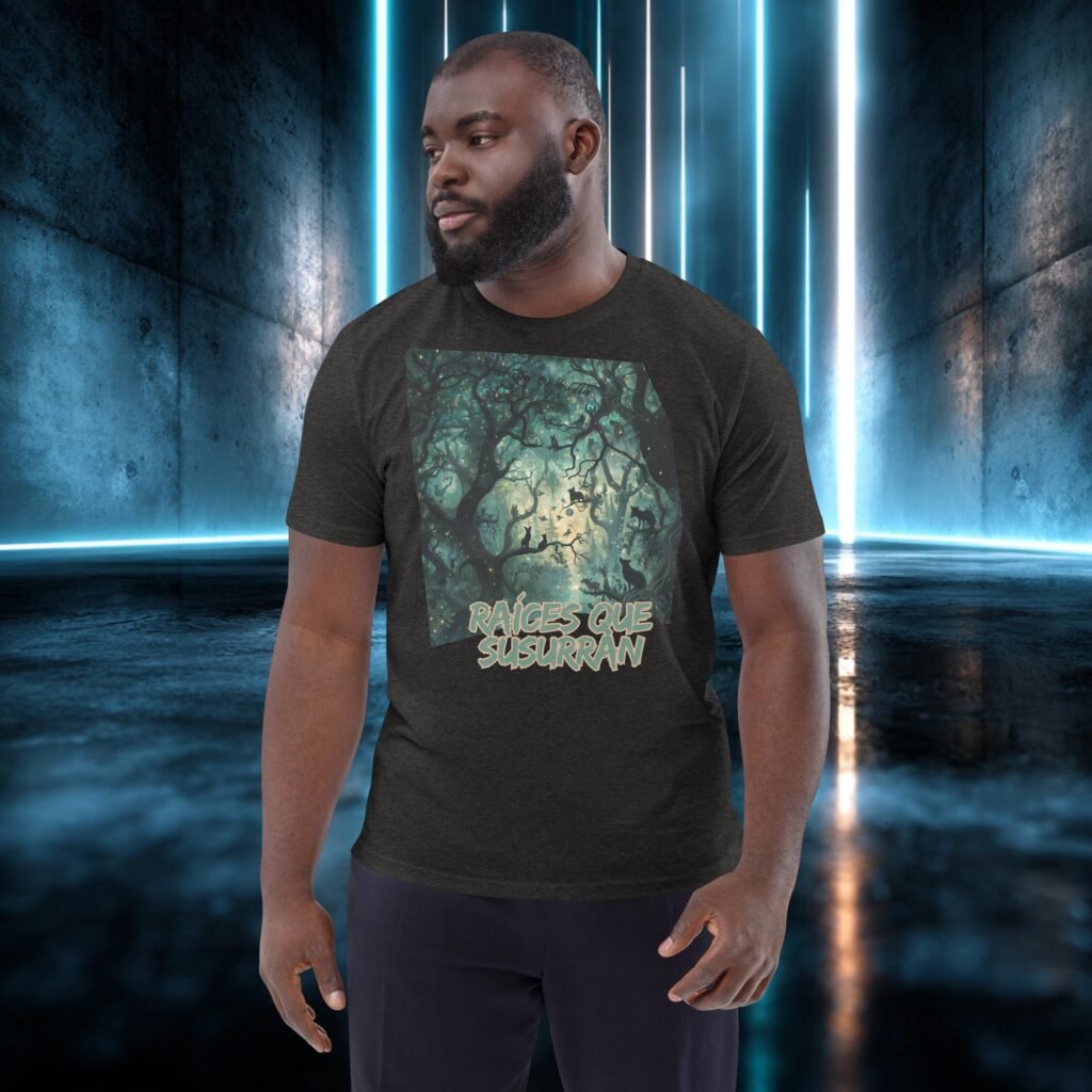 Camiseta orgánica con diseño Raíces que Susurran