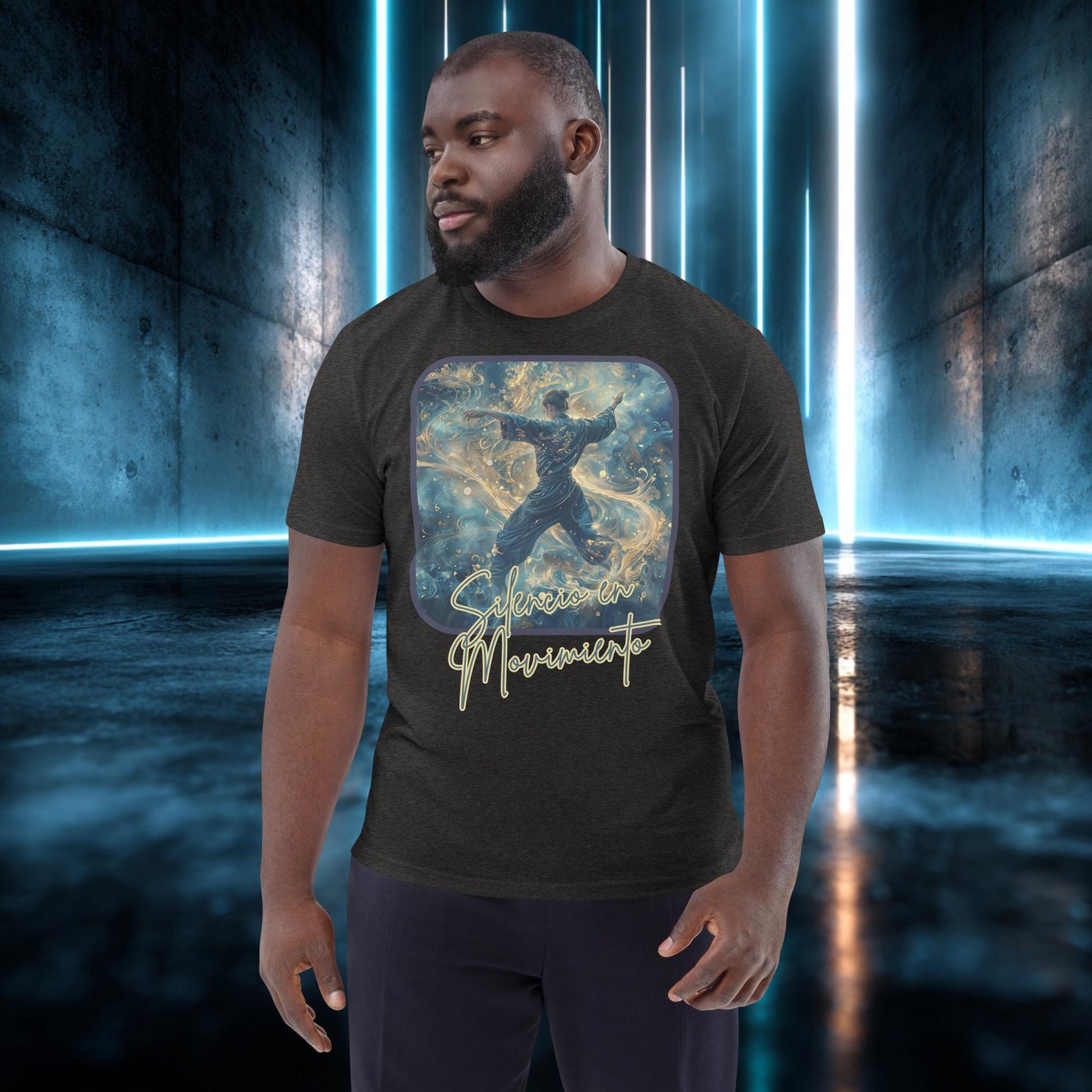 Camiseta orgánica con diseño Silencio en Movimiento — color 9