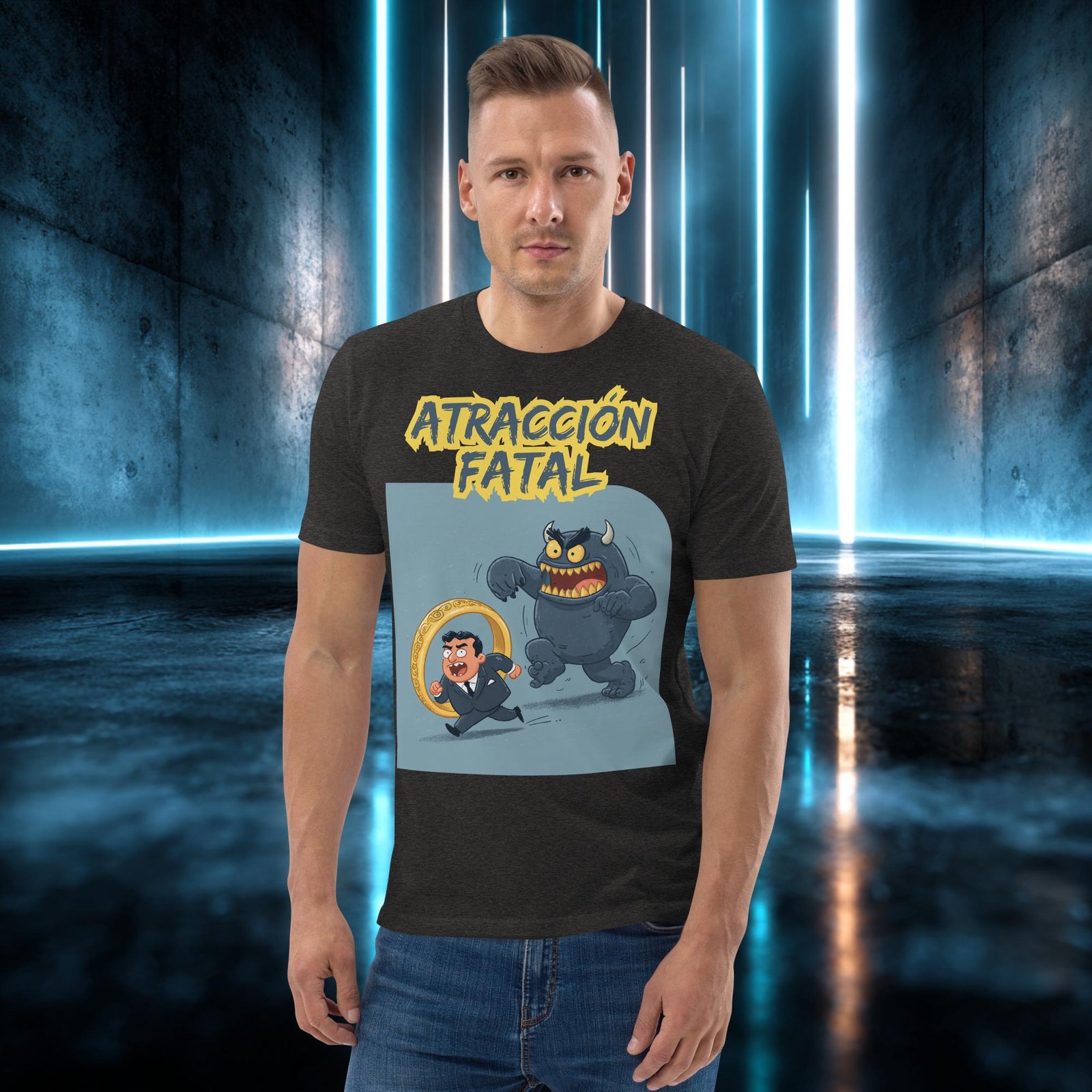 Camiseta orgánica con diseño Atracción Fatal — color 10