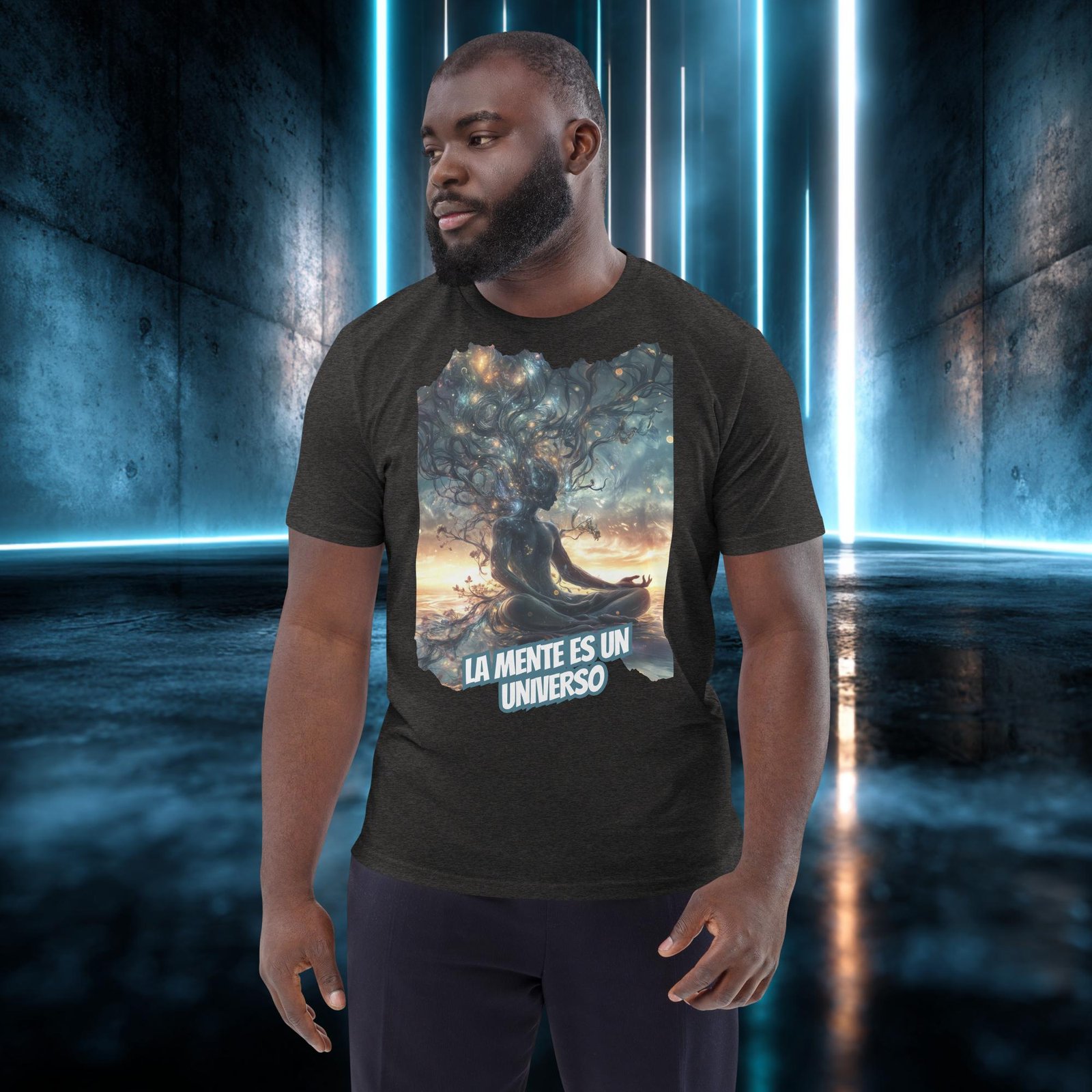 Camiseta orgánica con diseño La Mente Es un Universo — color 10