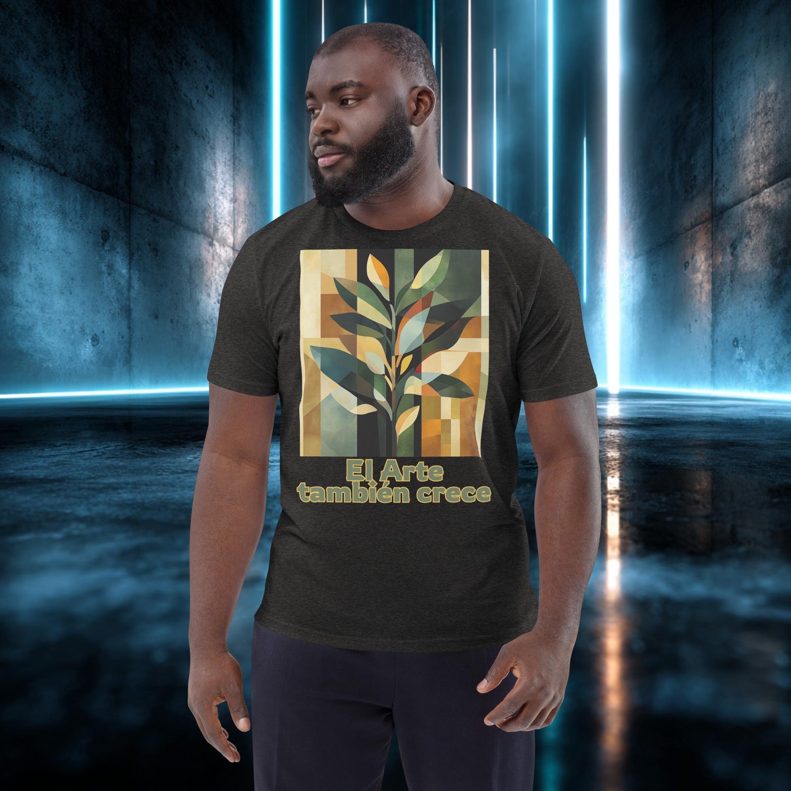 Camiseta orgánica con diseño El Arte También Crece — color 10