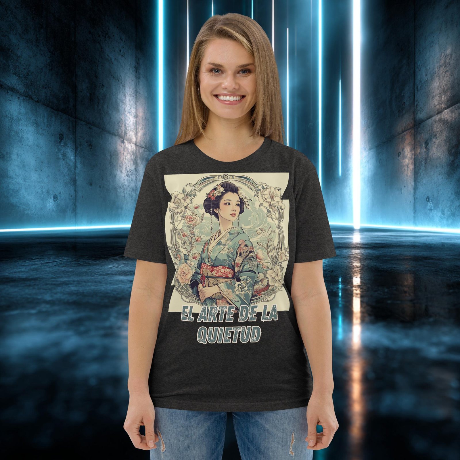 Camiseta orgánica con diseño El Arte de la Quietud — color 9