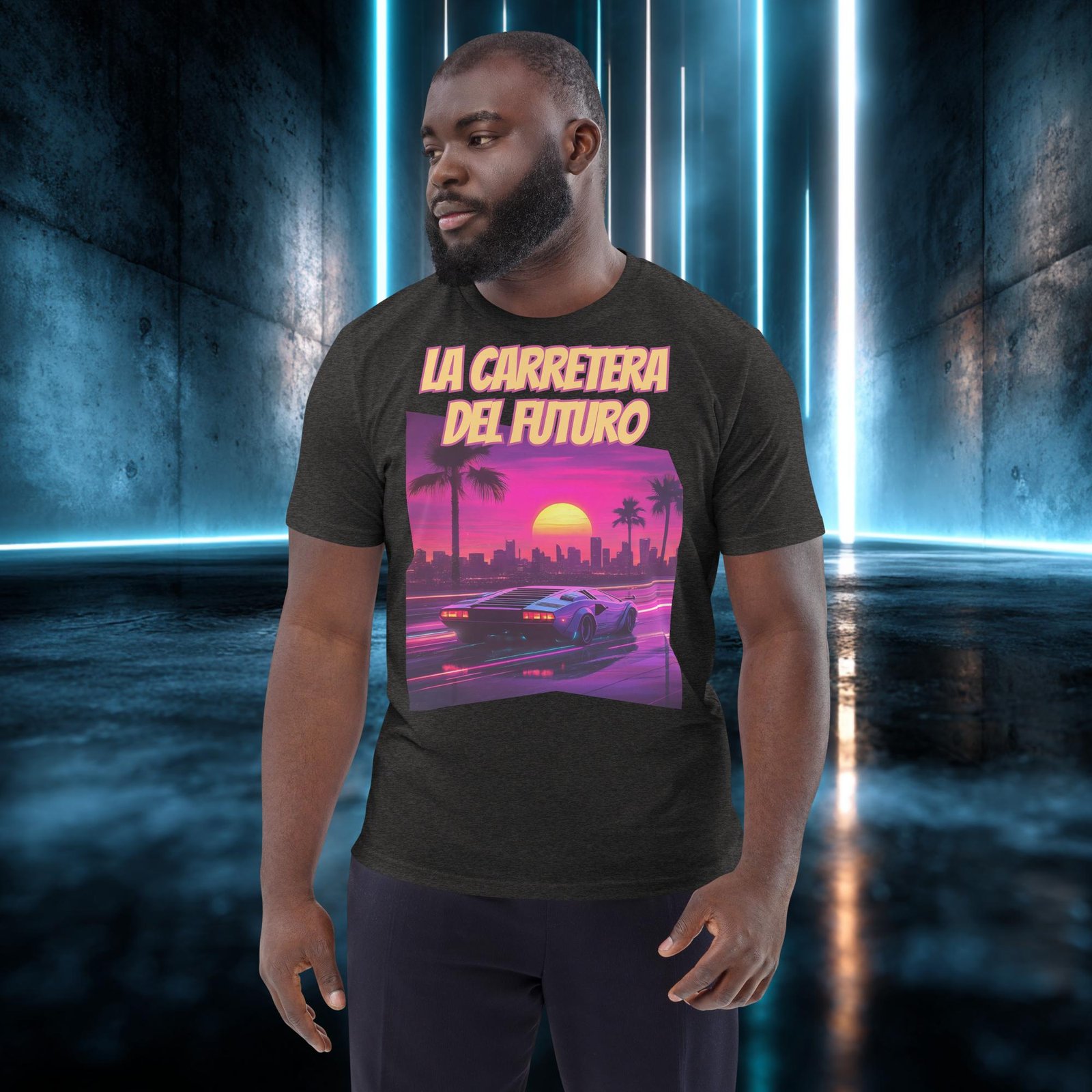 Camiseta orgánica con diseño La Carretera del Futuro — color 10