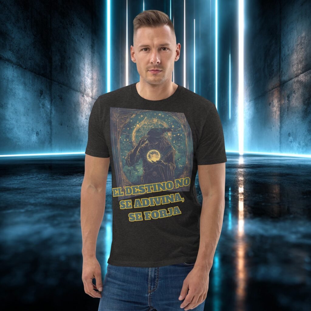 Camiseta orgánica con diseño El Destino No Se Adivina