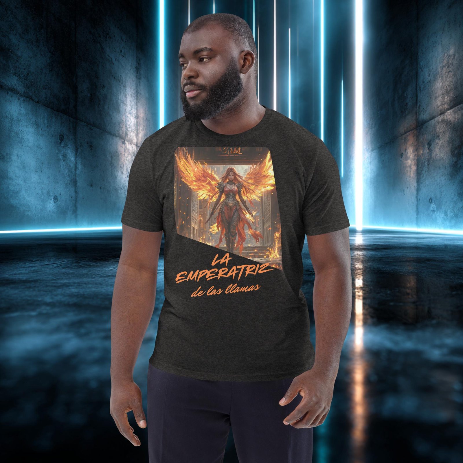 Camiseta orgánica con diseño La Emperatriz de las Llamas — color 9