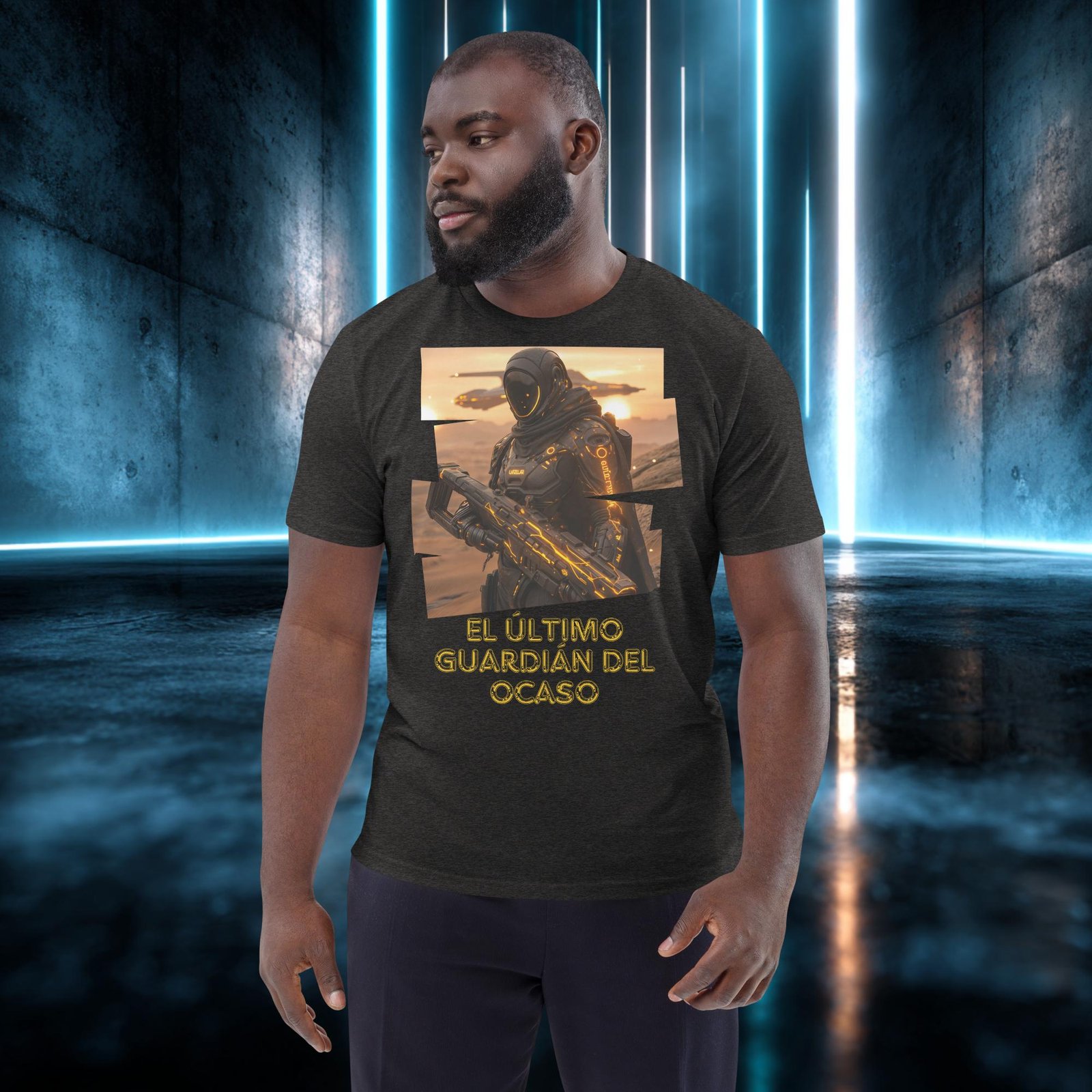 Camiseta orgánica con diseño El Último Guardián del Ocaso — color 9