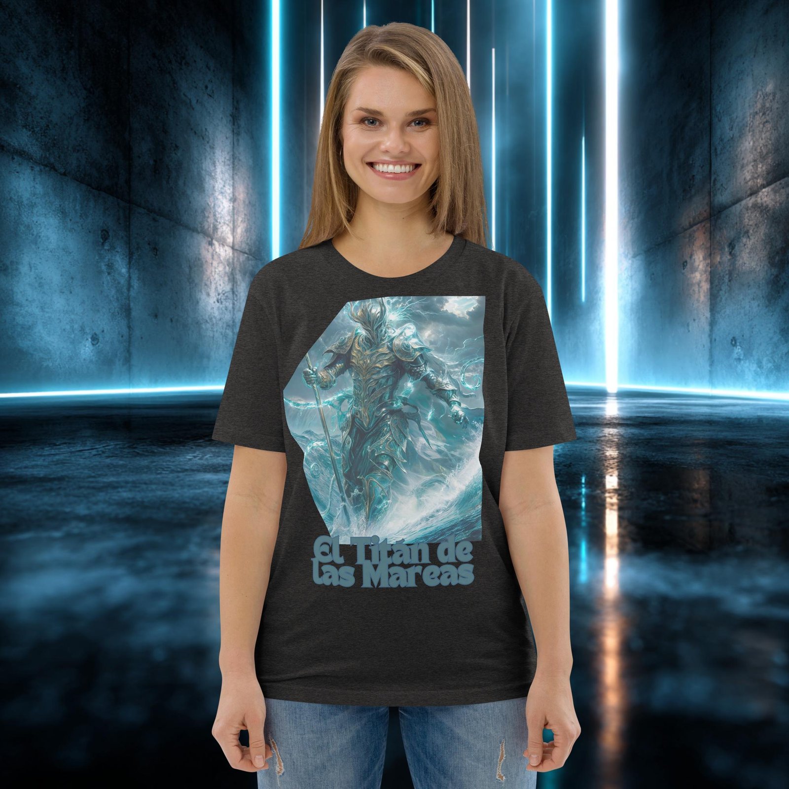 Camiseta orgánica con diseño El Titán de las Mareas — color 9