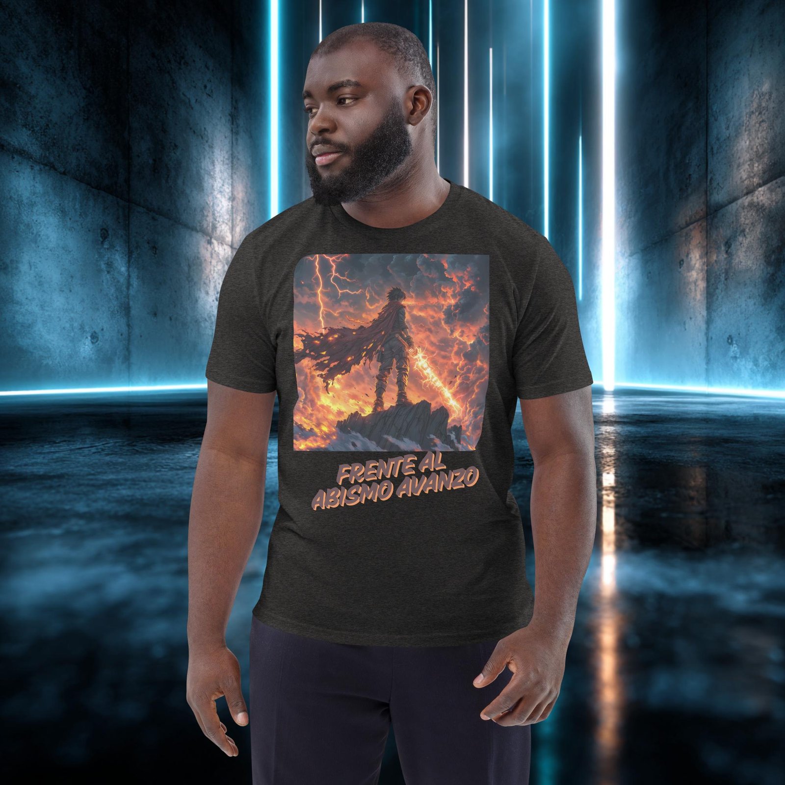 Camiseta orgánica con diseño Frente al Abismo Avanzo — color 10