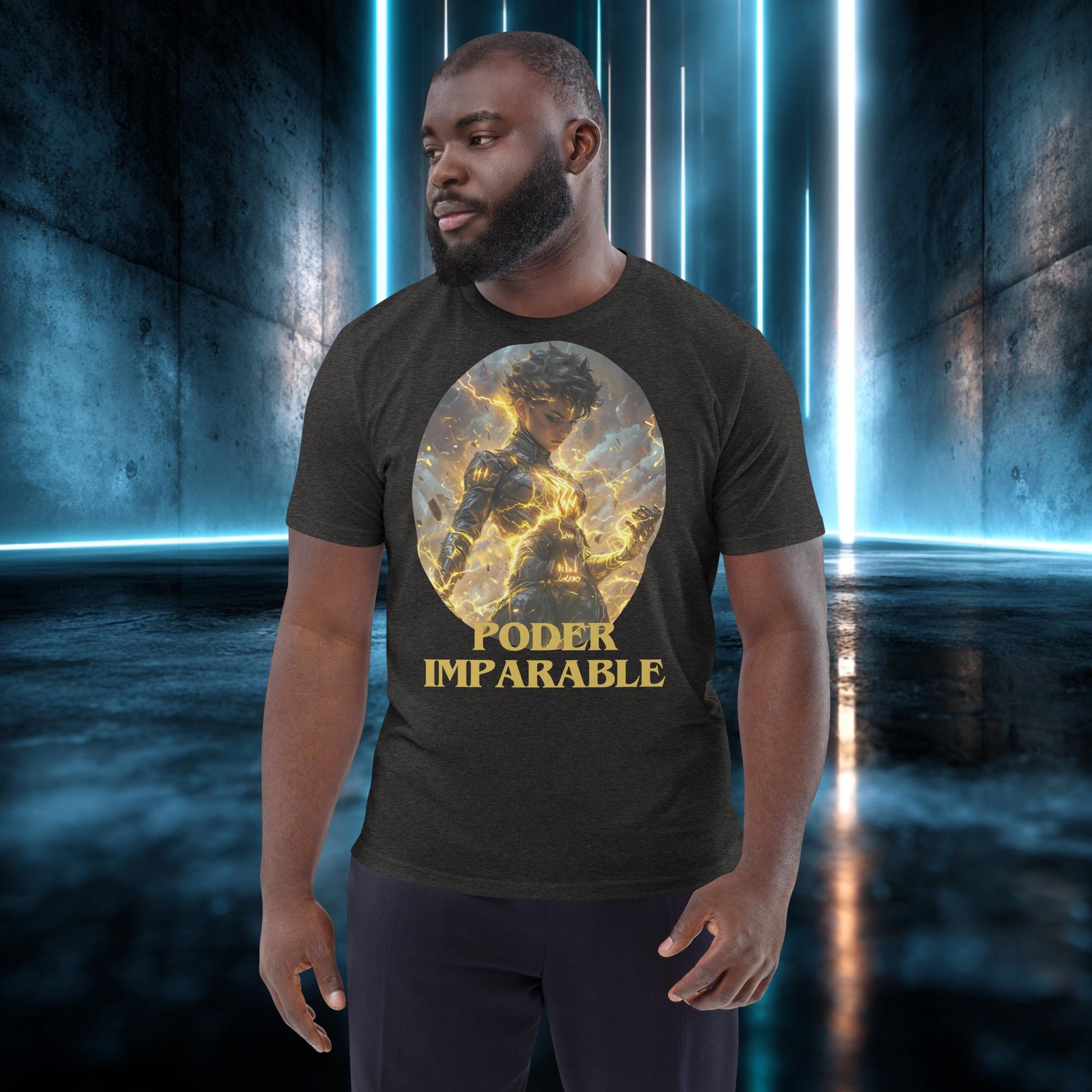 Camiseta orgánica con diseño Poder Imparable — color 9
