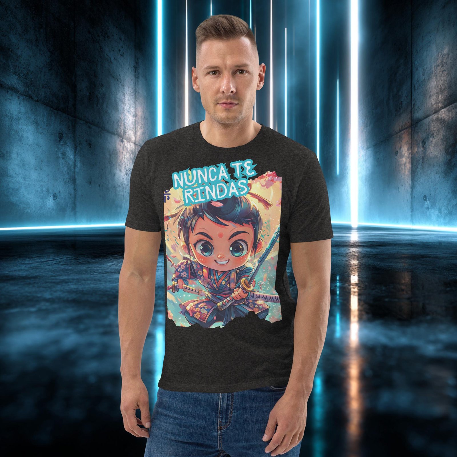 Camiseta orgánica con diseño Nunca Te Rindas — color 9