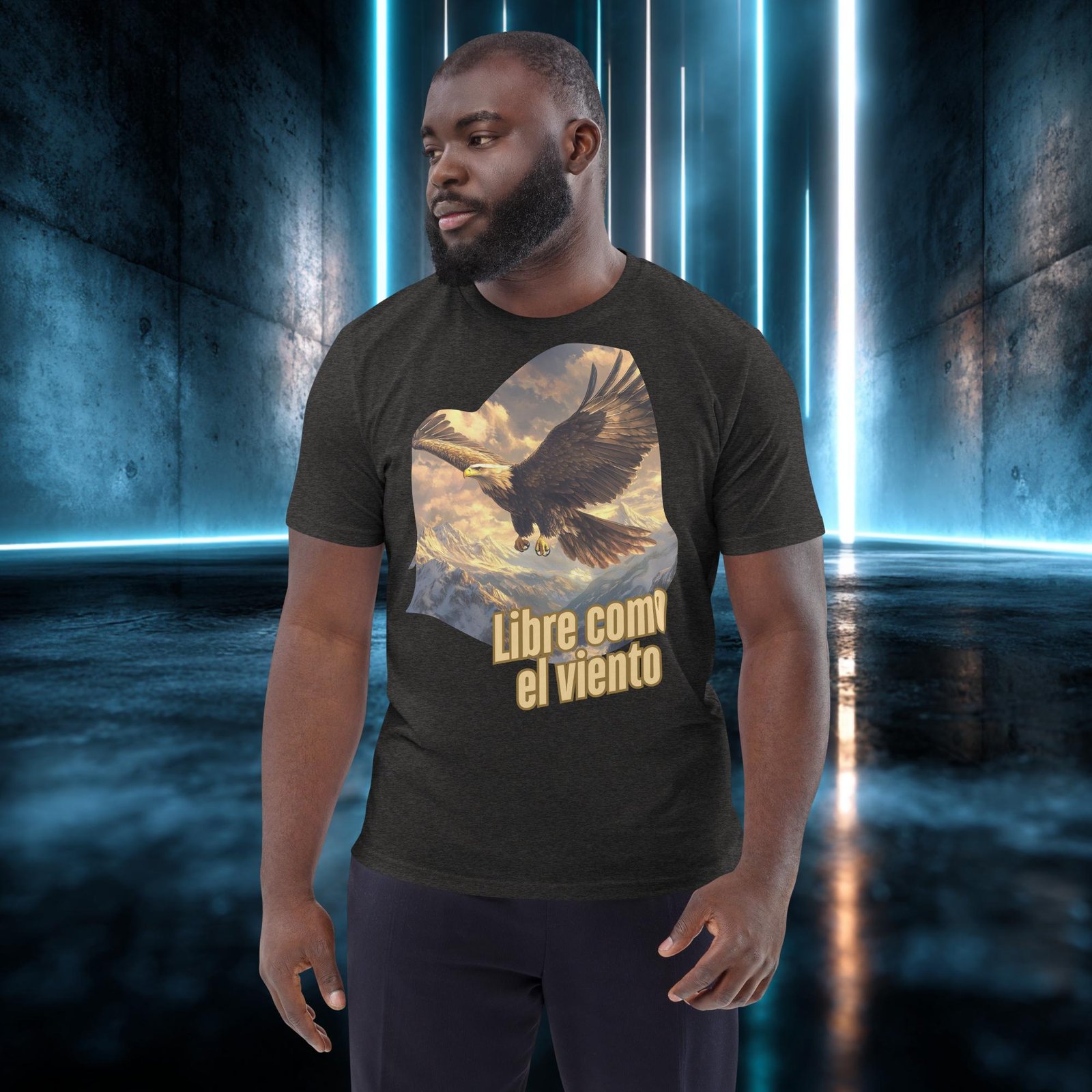 Camiseta orgánica con diseño Libre Como el Viento — color 9