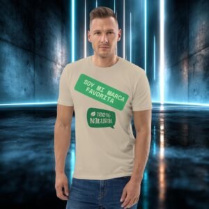 Camiseta orgánica con diseño Soy Mi Marca Favorita